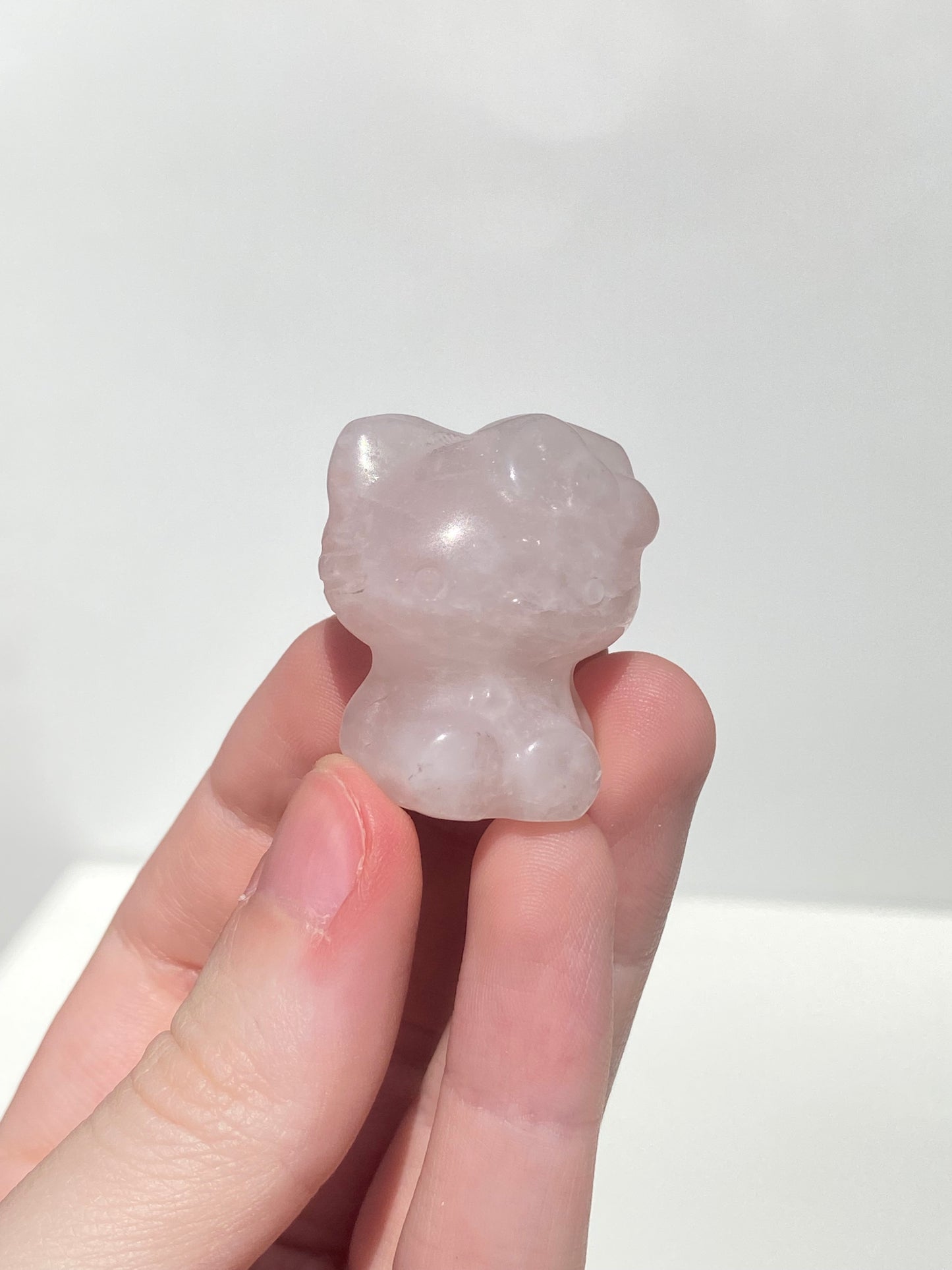 Mini Rose Quartz Kitty