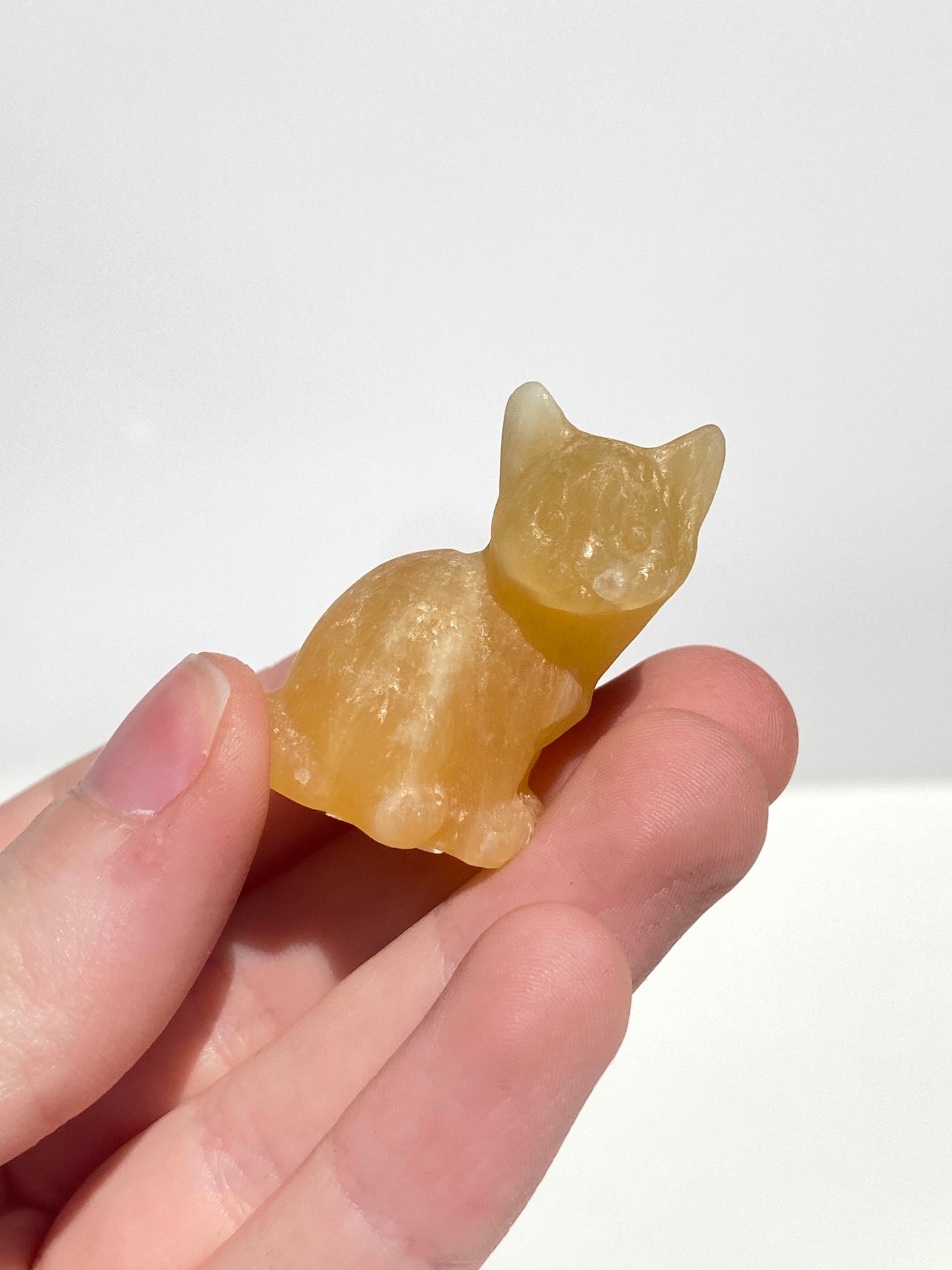 Sitting Crystal Cat