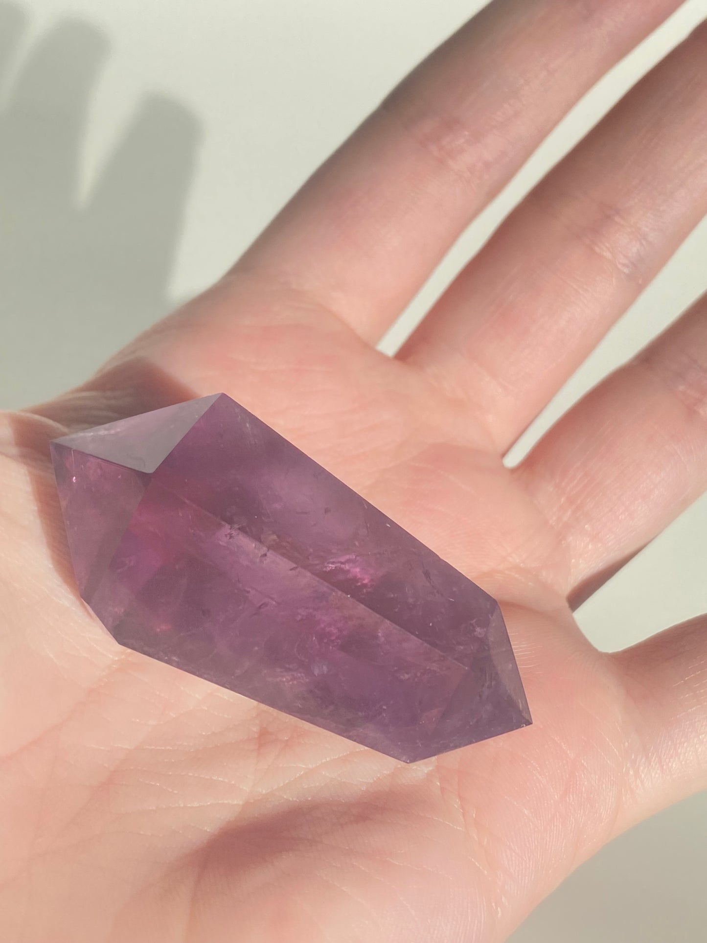 Double Tourmalated Amethyst