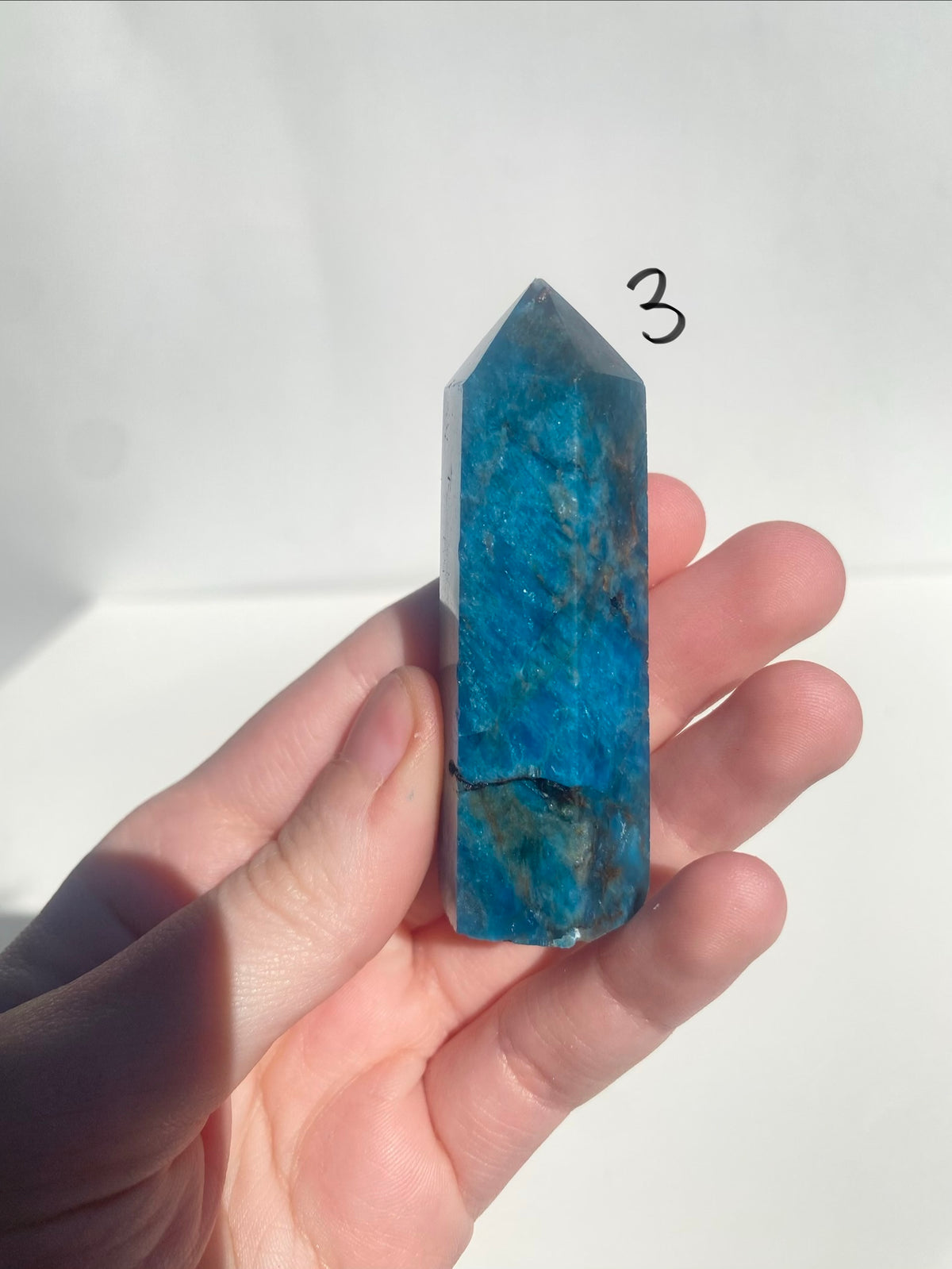 Blue Apatite Tower