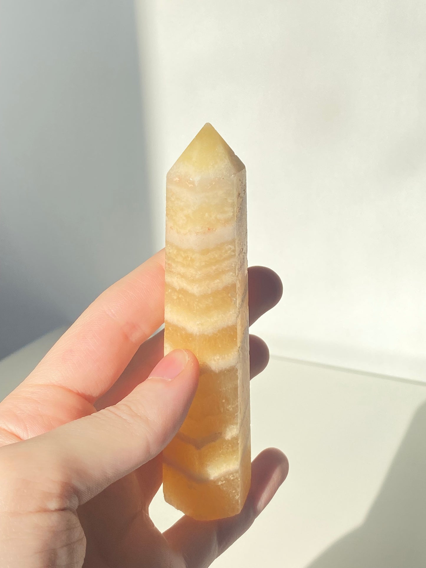 Orange Calcite Tower