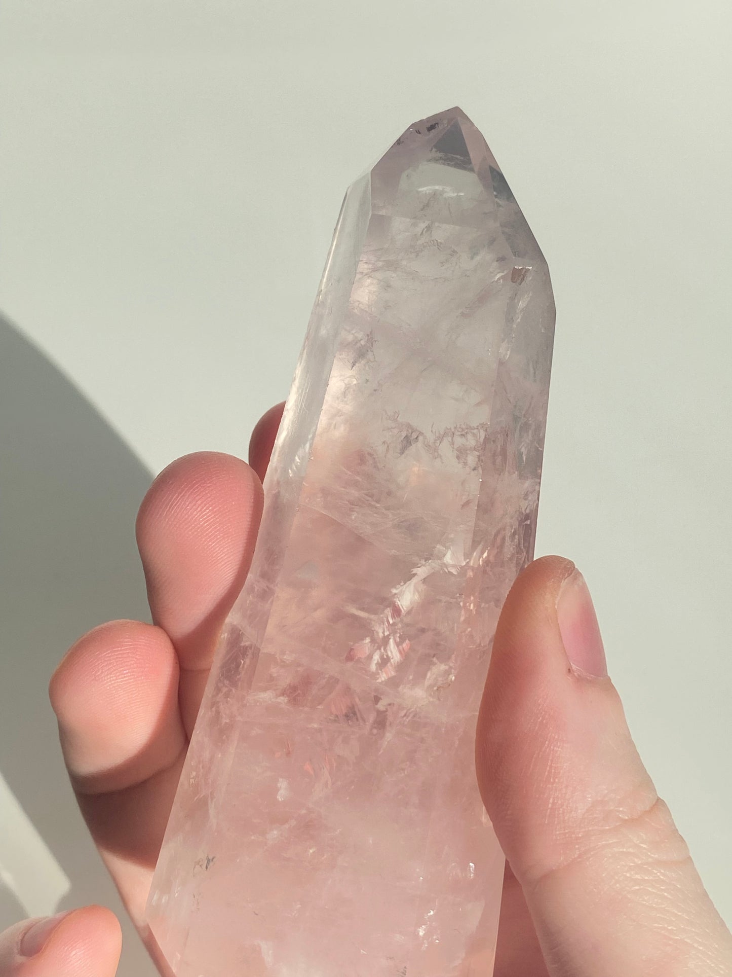 Large Rose Quartz Tower