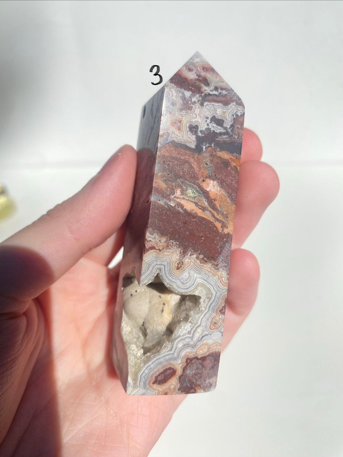 Crazy Lace Agate Tower