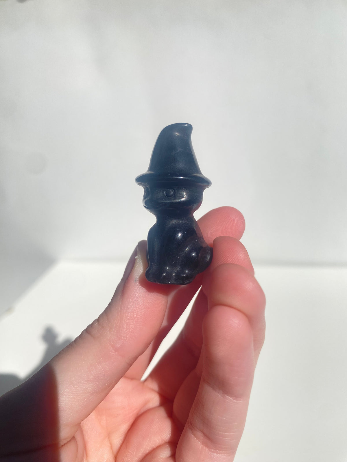 Obsidian Cat Witch