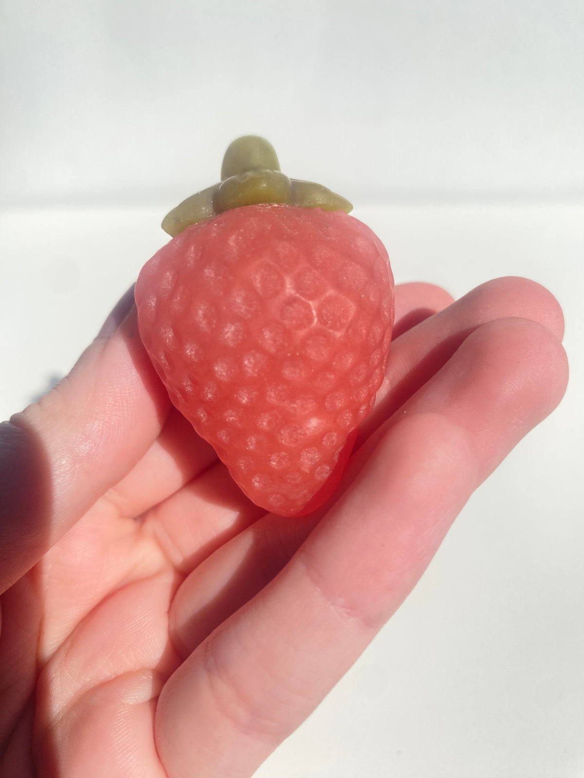 Strawberry Quartz Carving