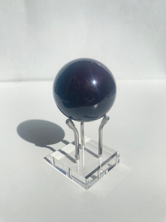 Rainbow Obsidian Sphere