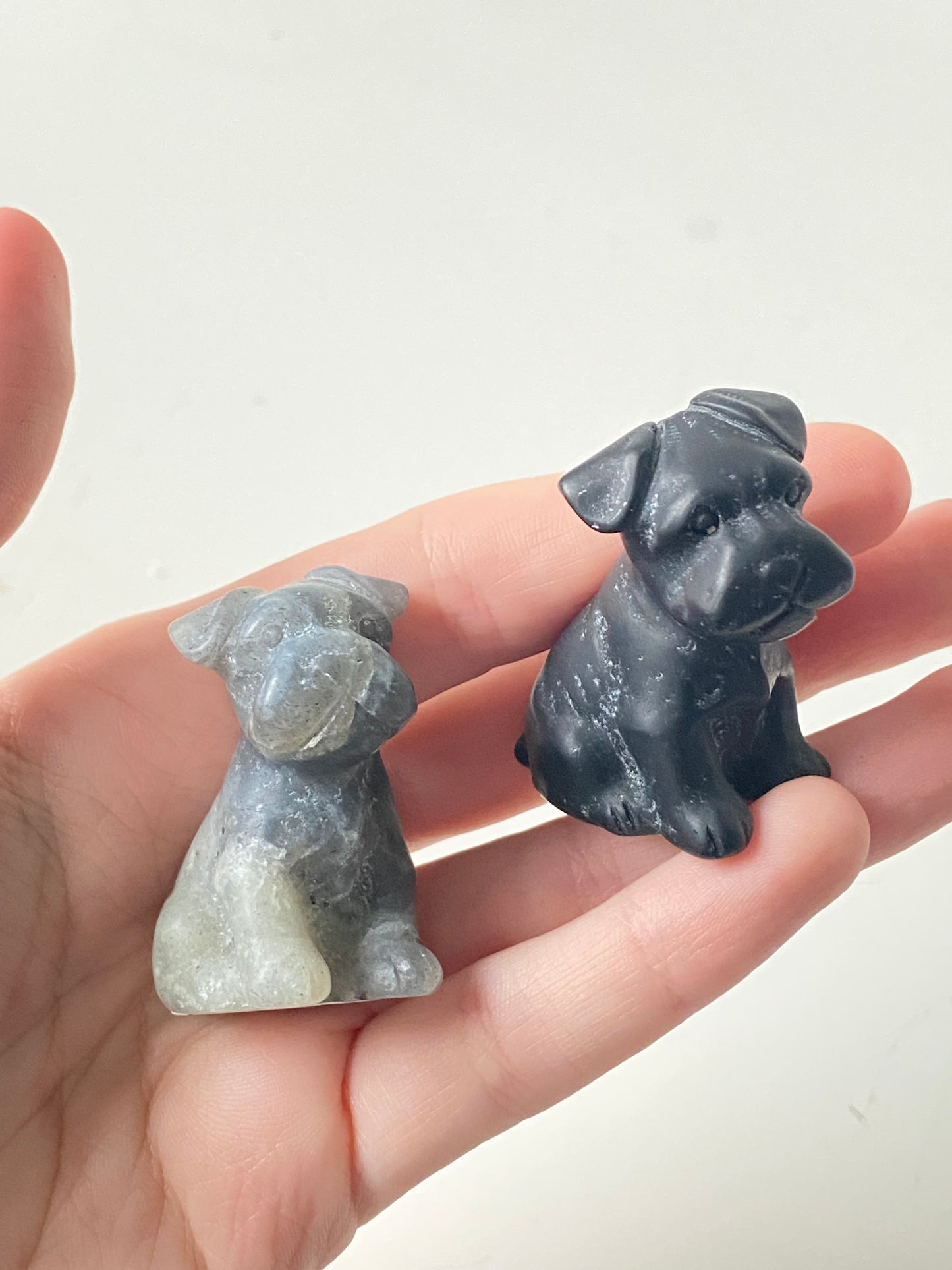 Schnauzer Dog Carving