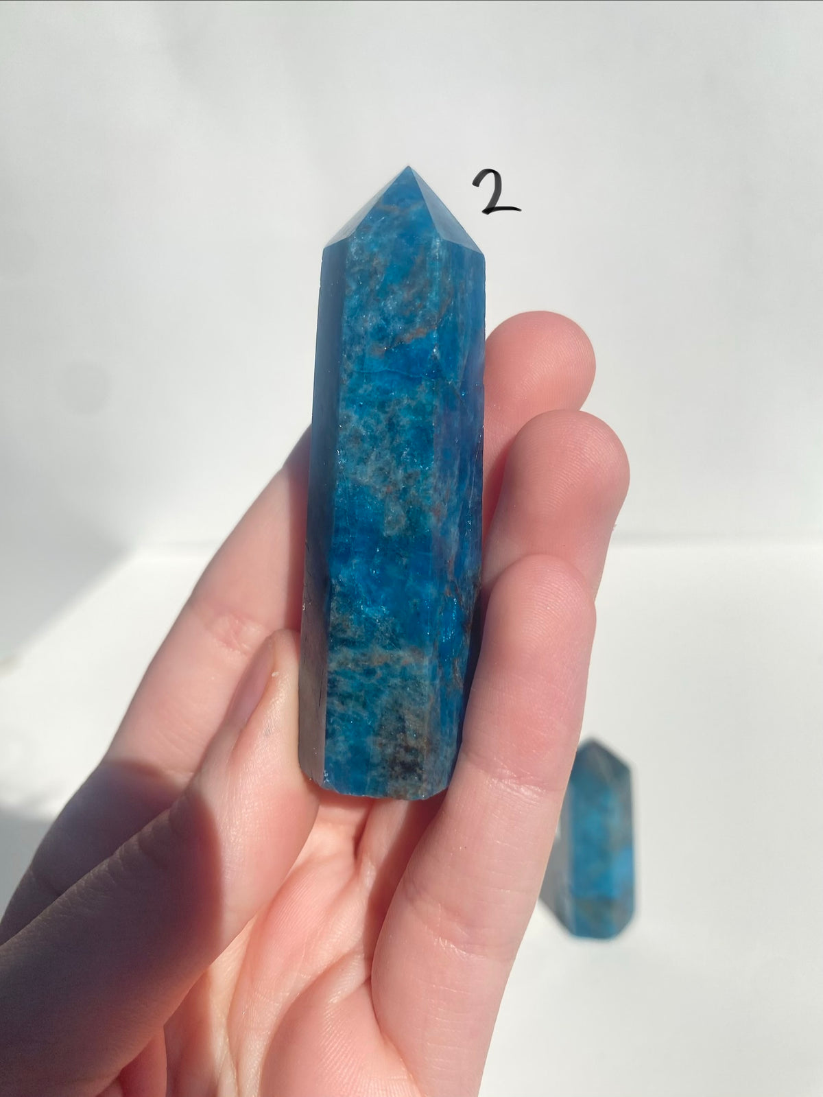 Blue Apatite Tower