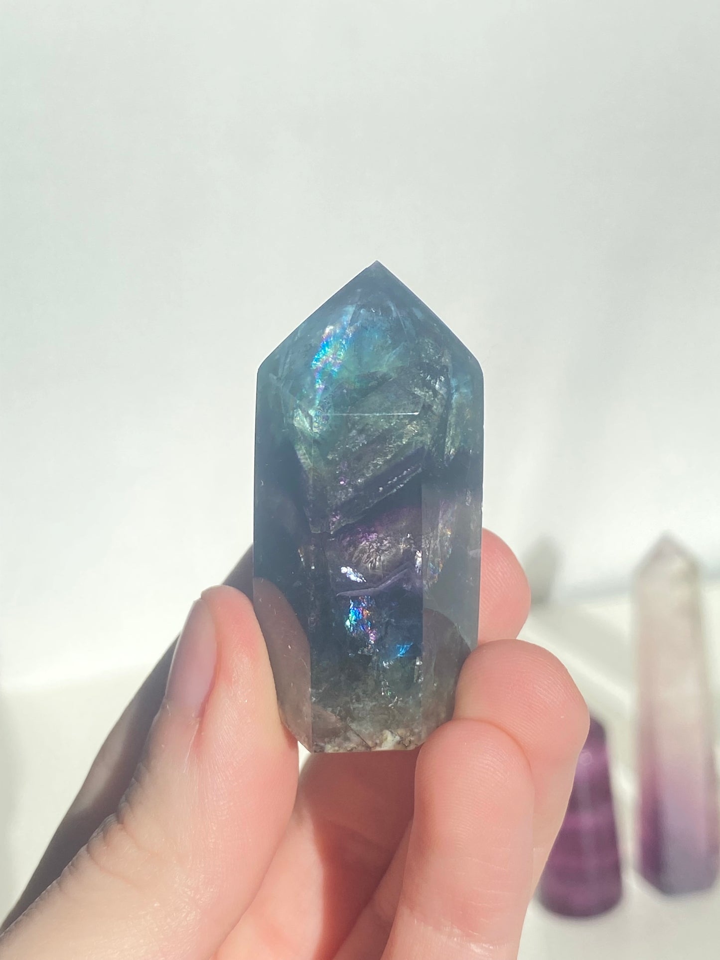 Rainbow Fluorite Tower