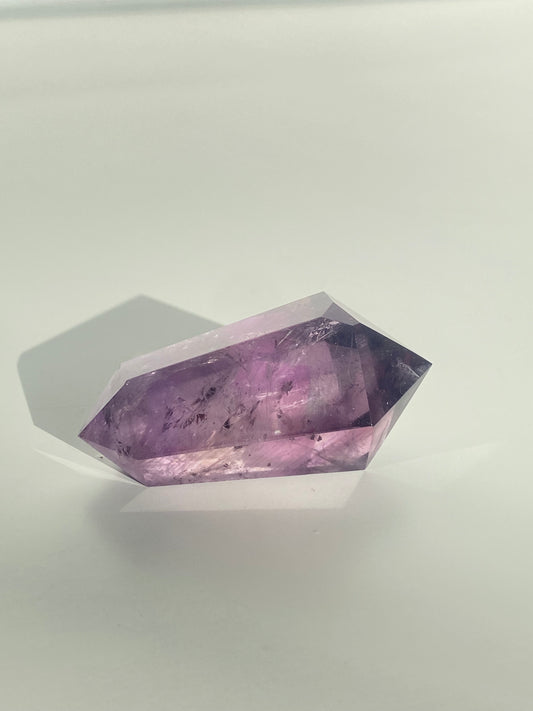 Double Tourmalated Amethyst
