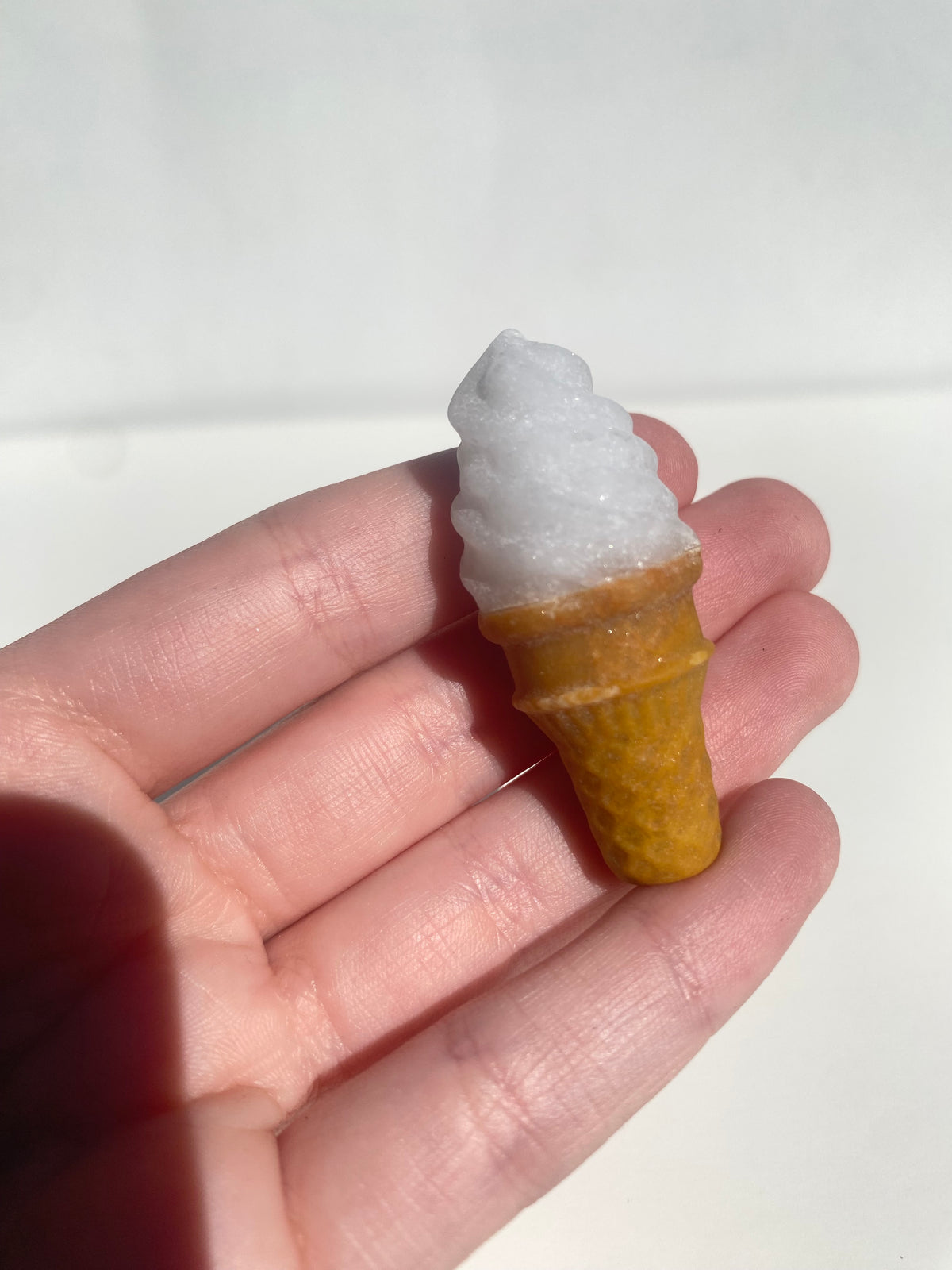 Mini Calcite Ice Cream Cone