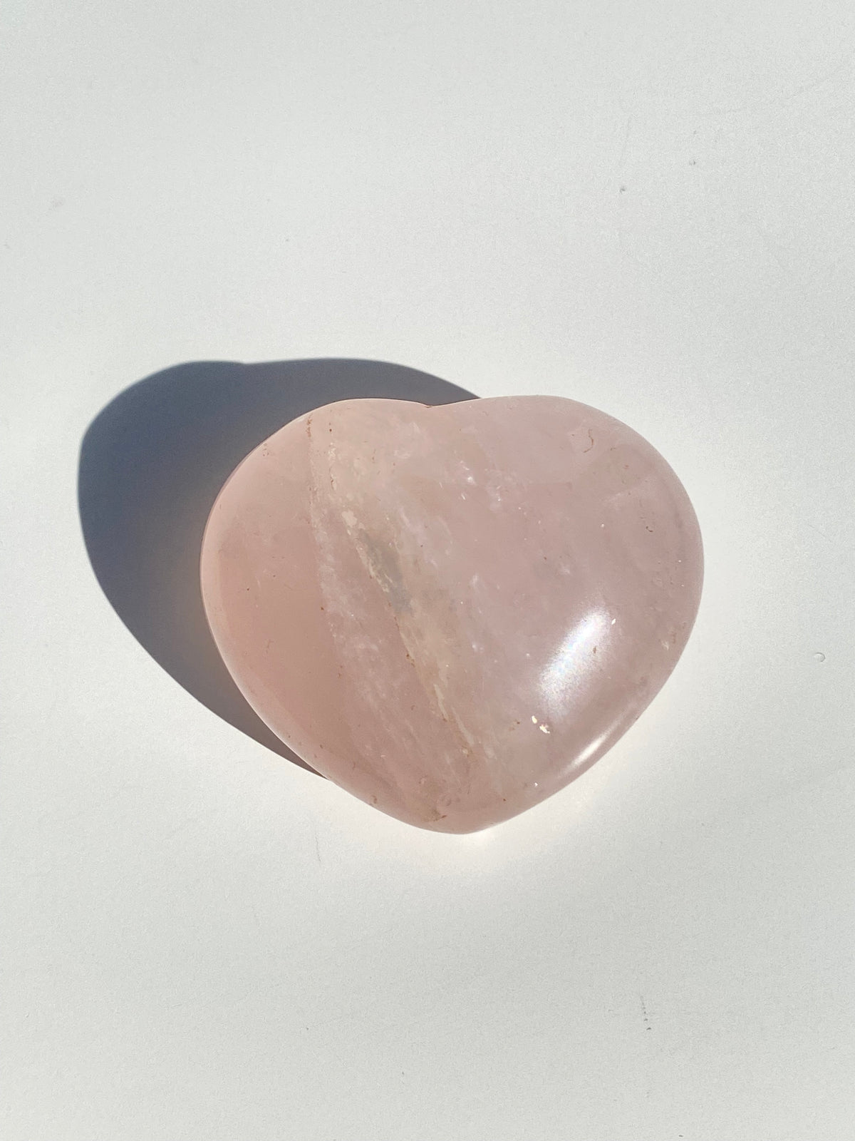 Rose Quartz Heart