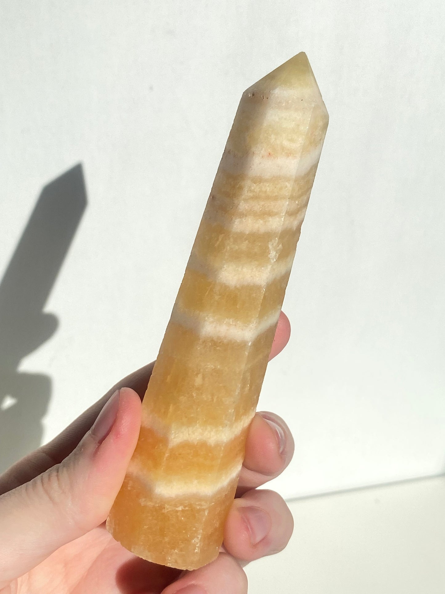 Orange Calcite Tower