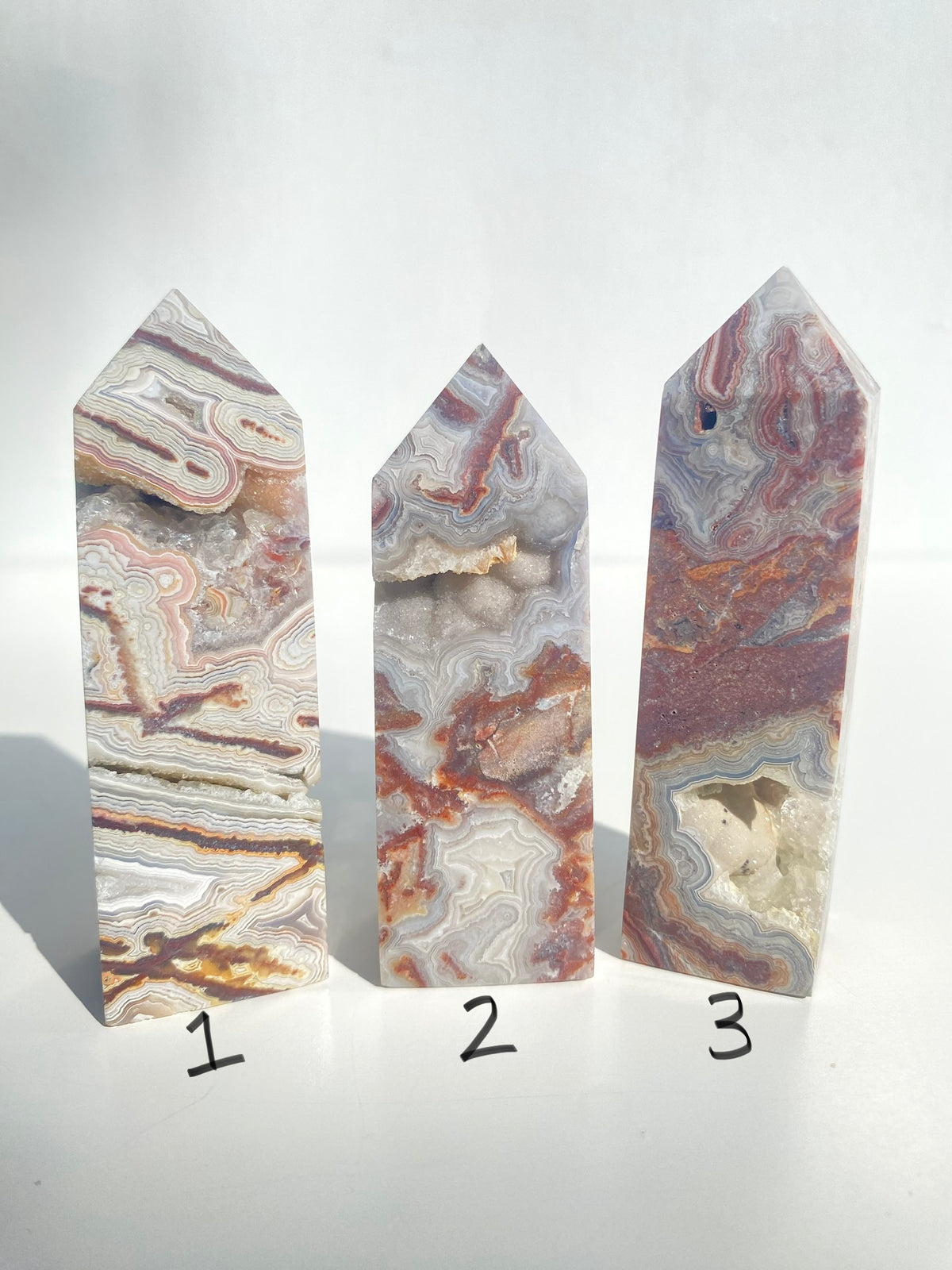 Crazy Lace Agate Tower