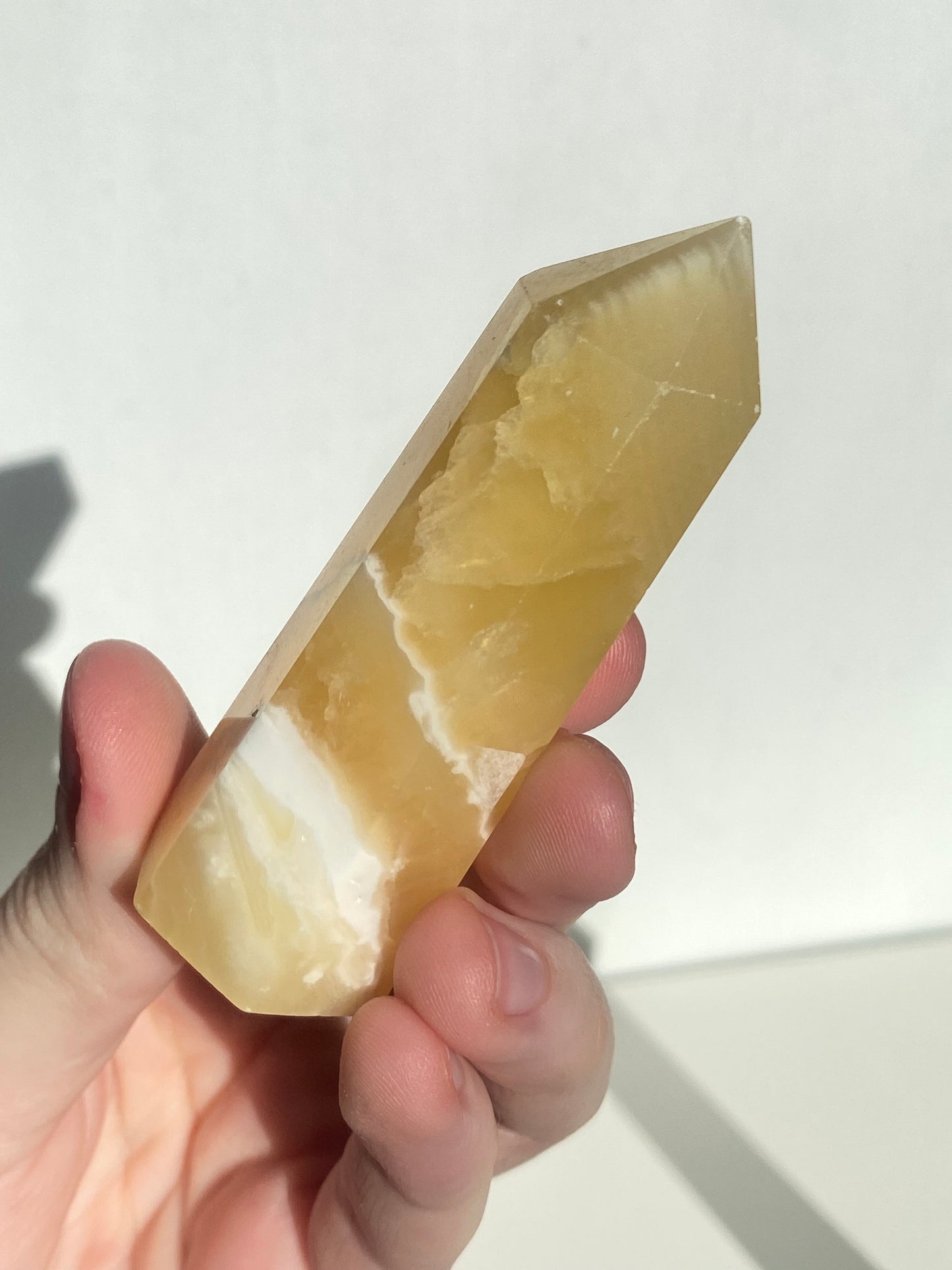 Orange Calcite Tower