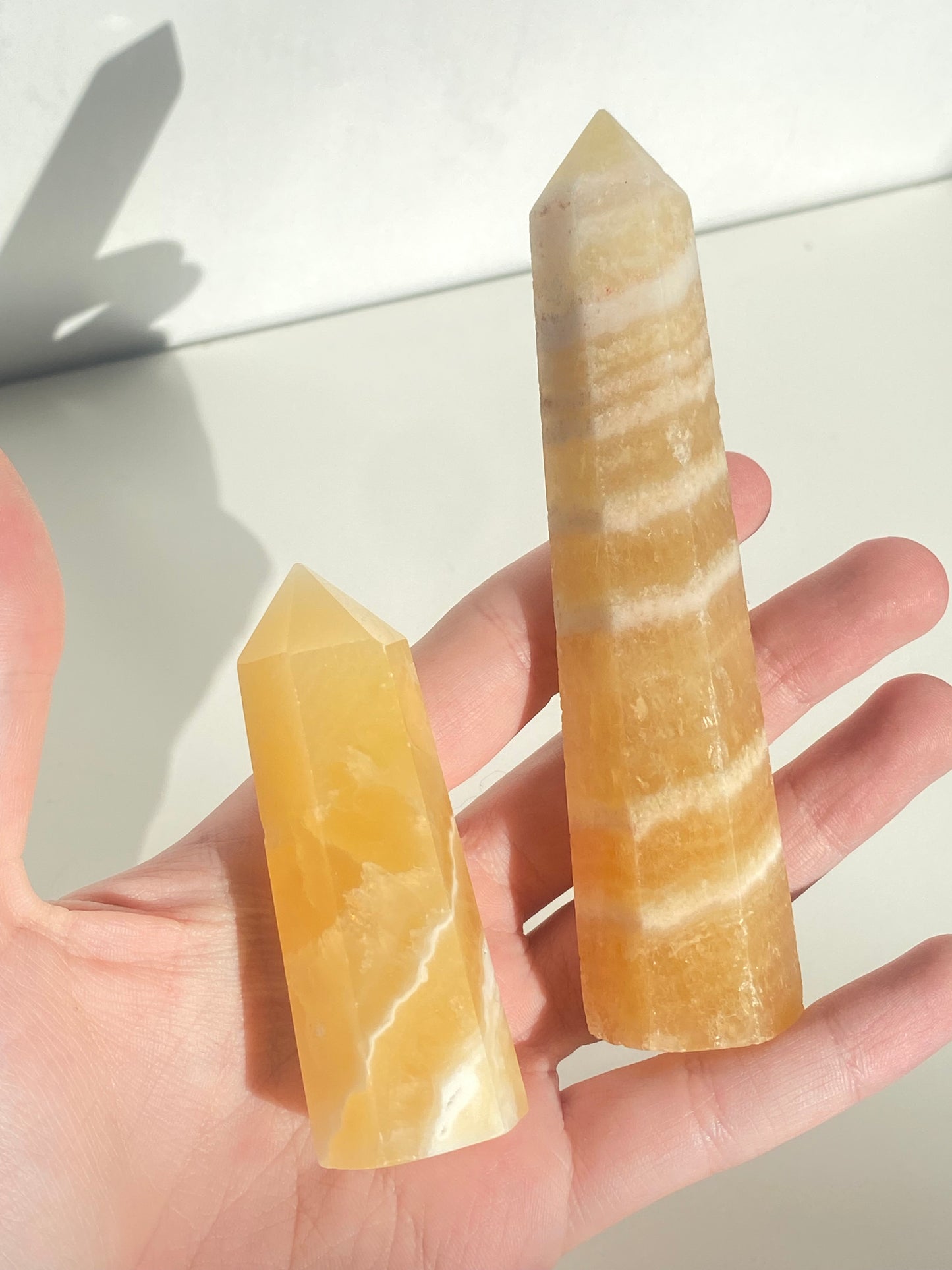 Orange Calcite Tower