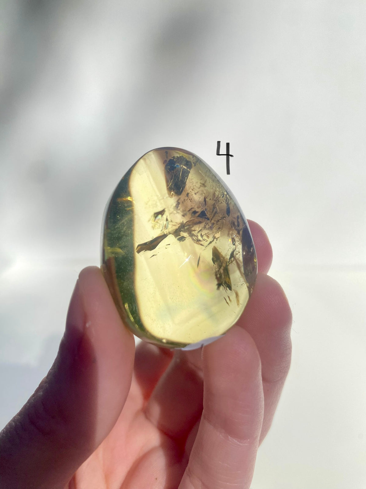 Citrine Palm Stone