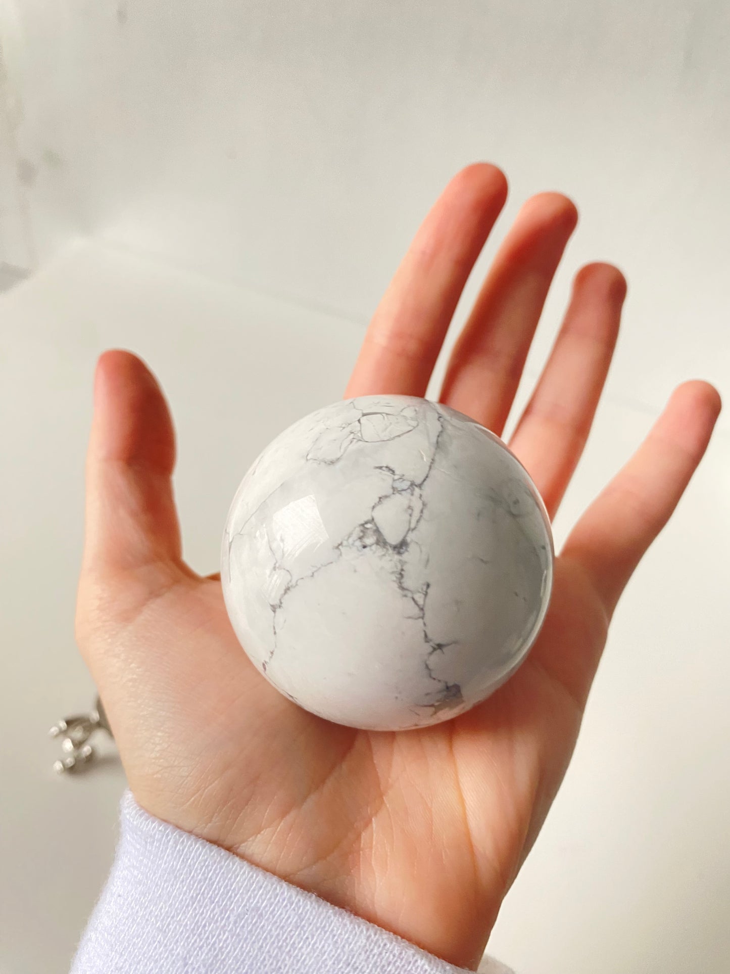 Howlite Sphere