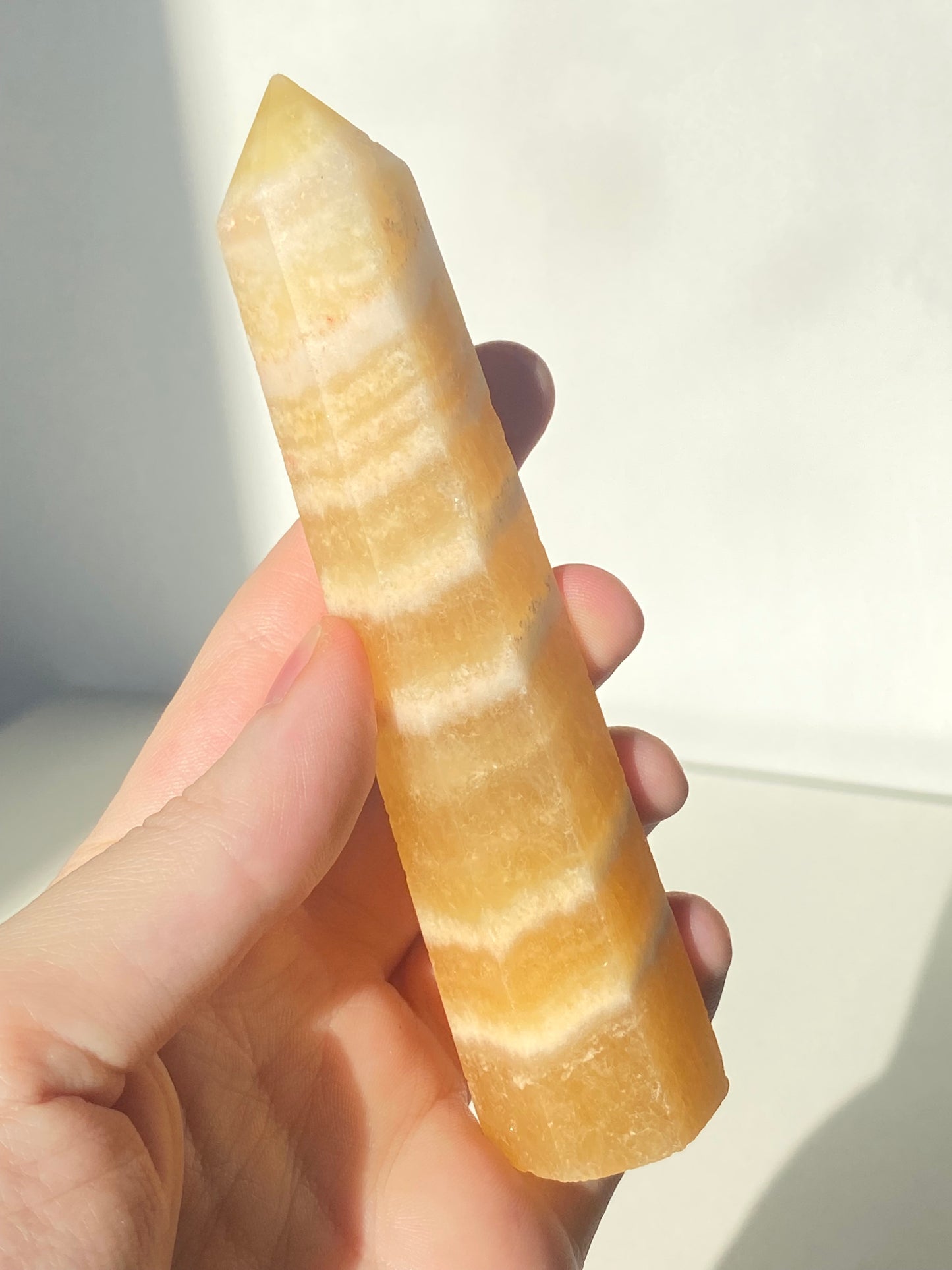 Orange Calcite Tower