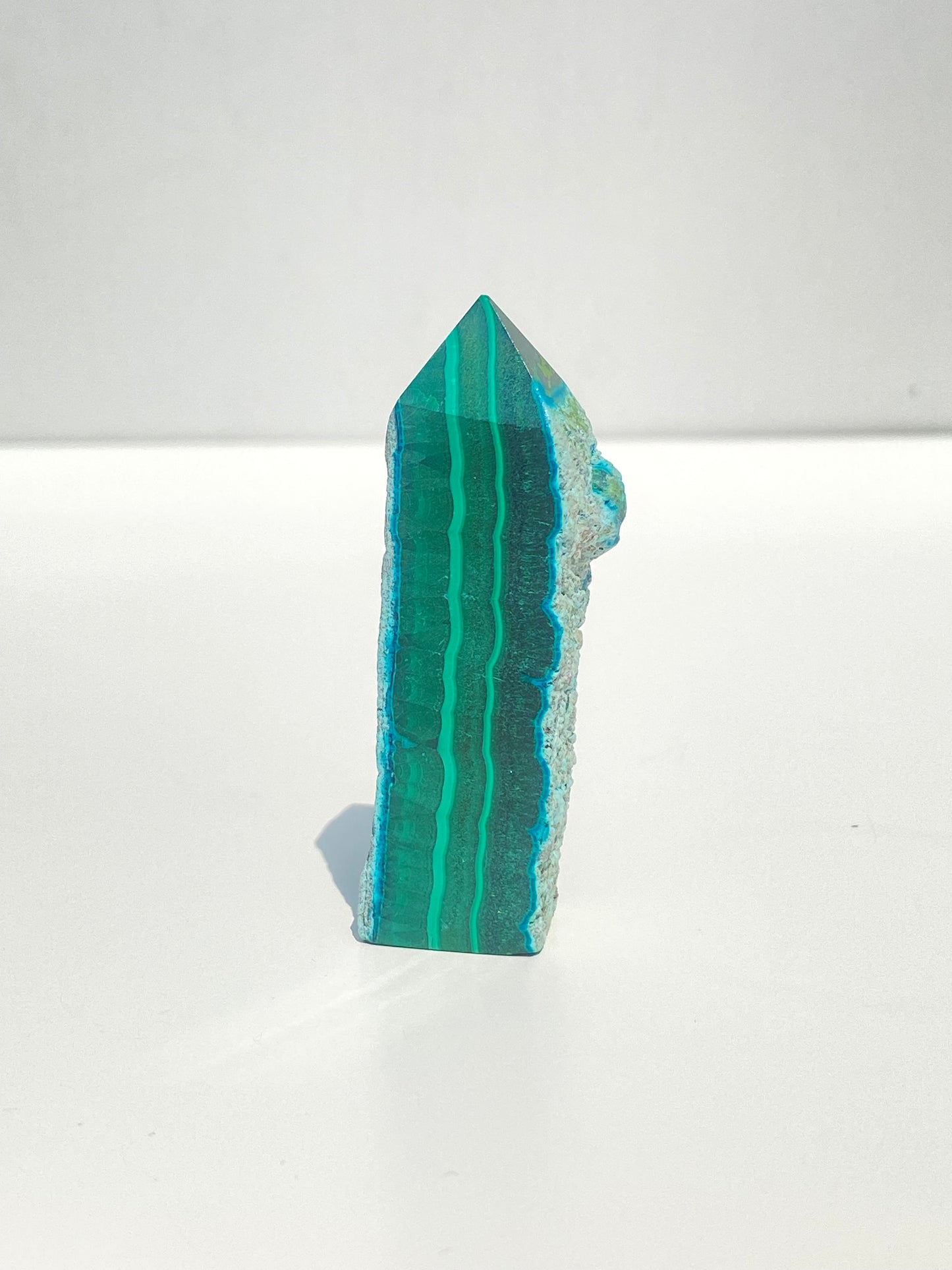 Chrysocolla & Malachite Tower