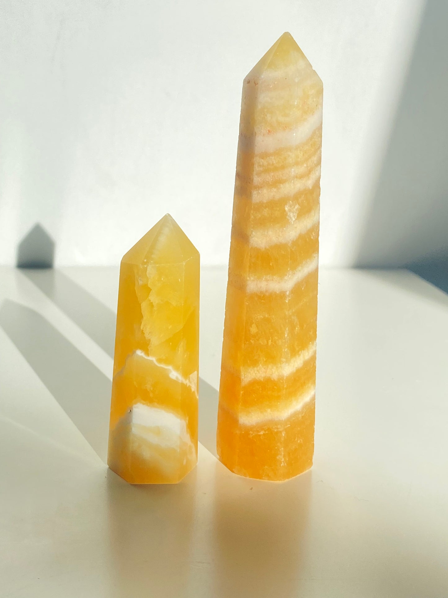 Orange Calcite Tower
