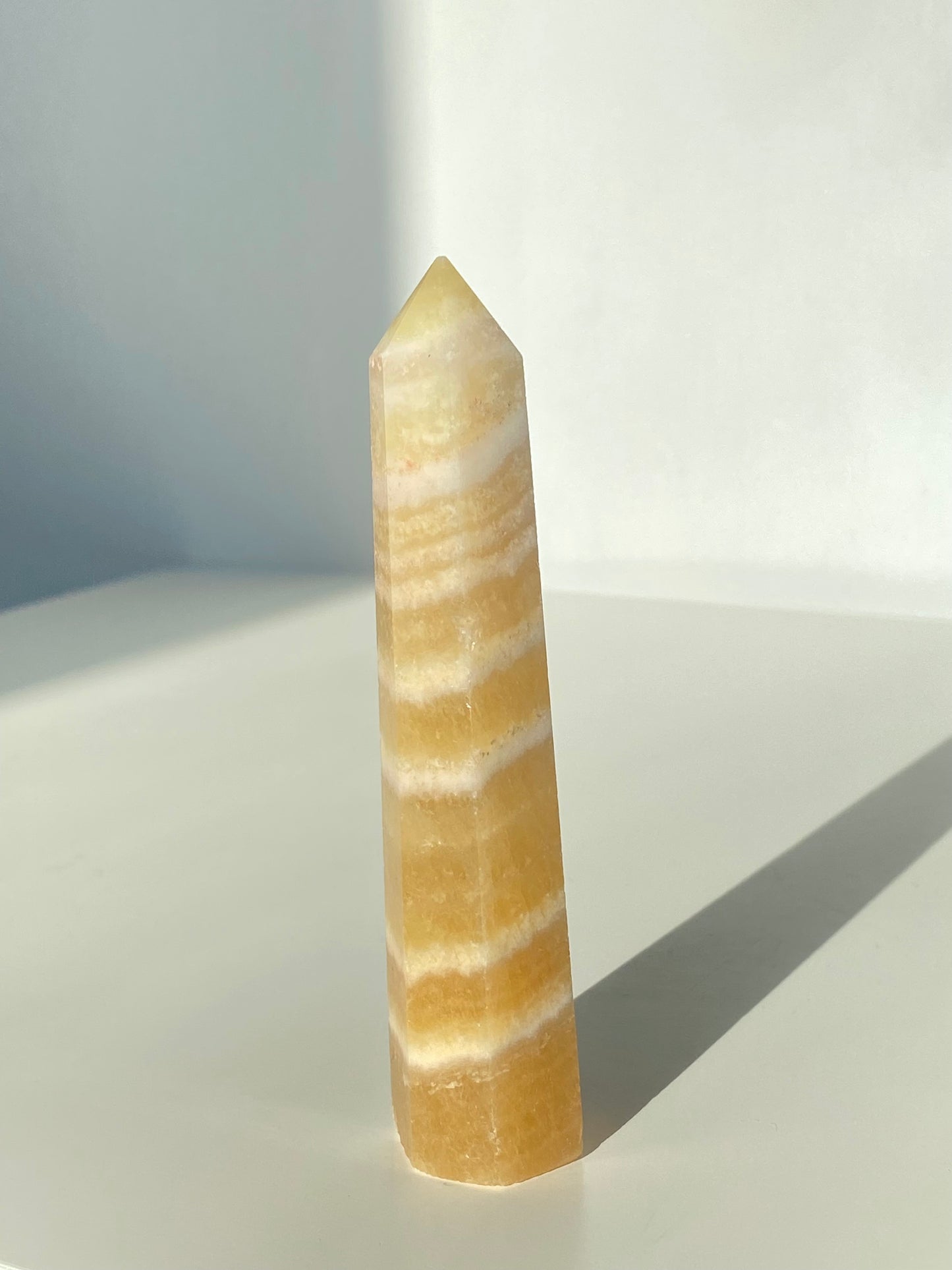 Orange Calcite Tower