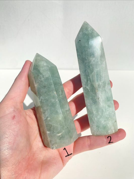 XL Green Fluorite Tower