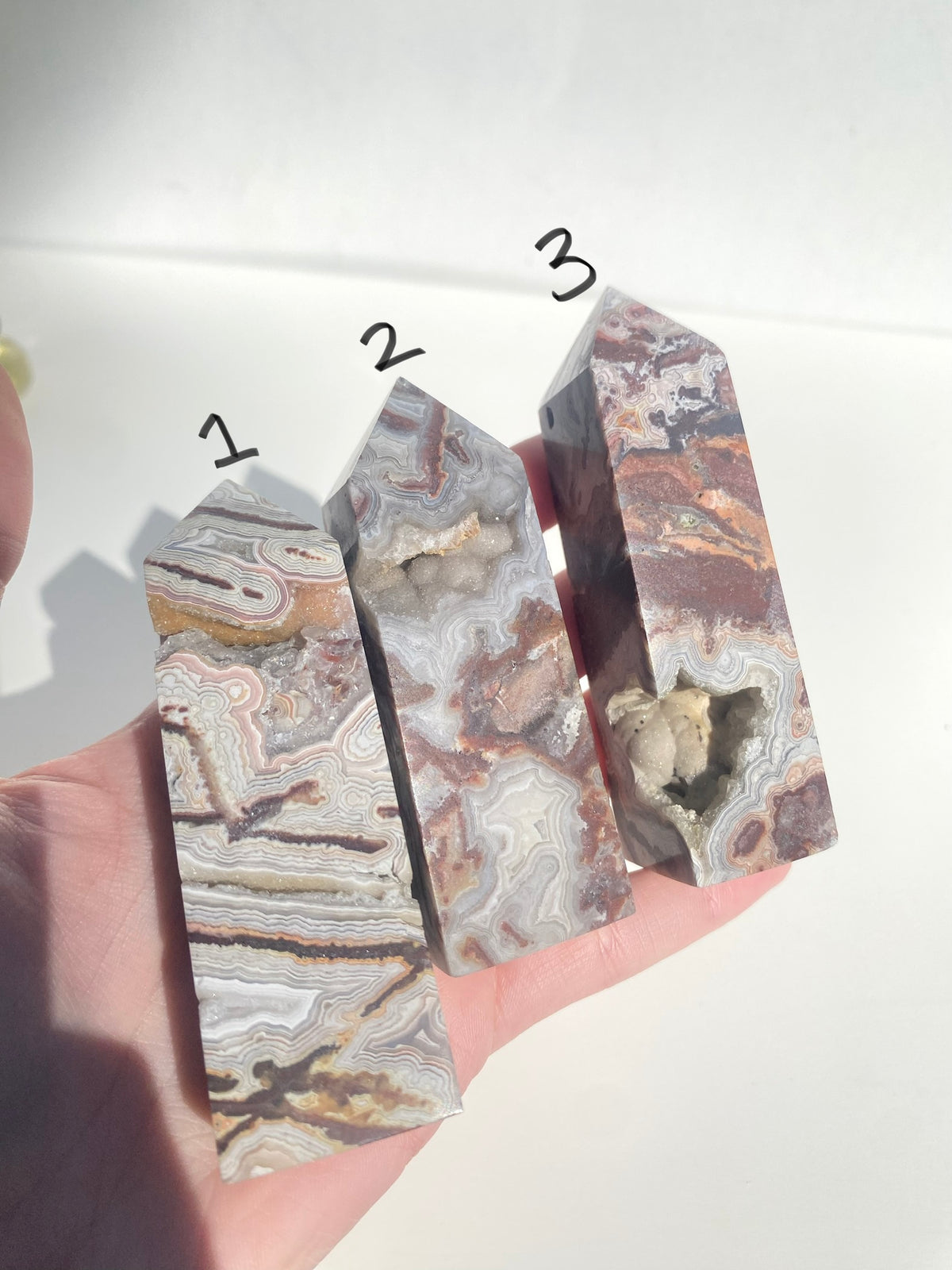 Crazy Lace Agate Tower