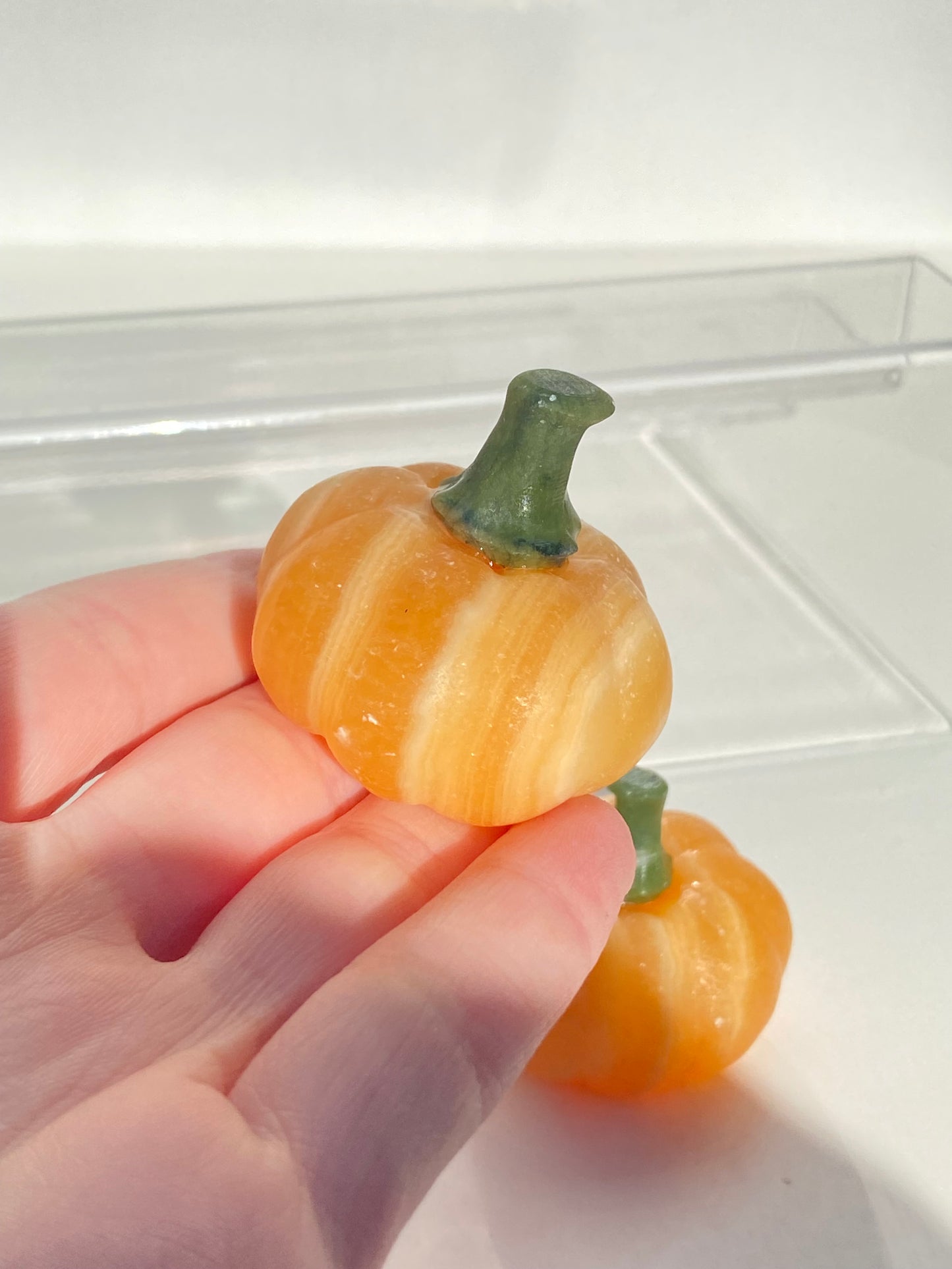 Orange Calcite Pumpkin