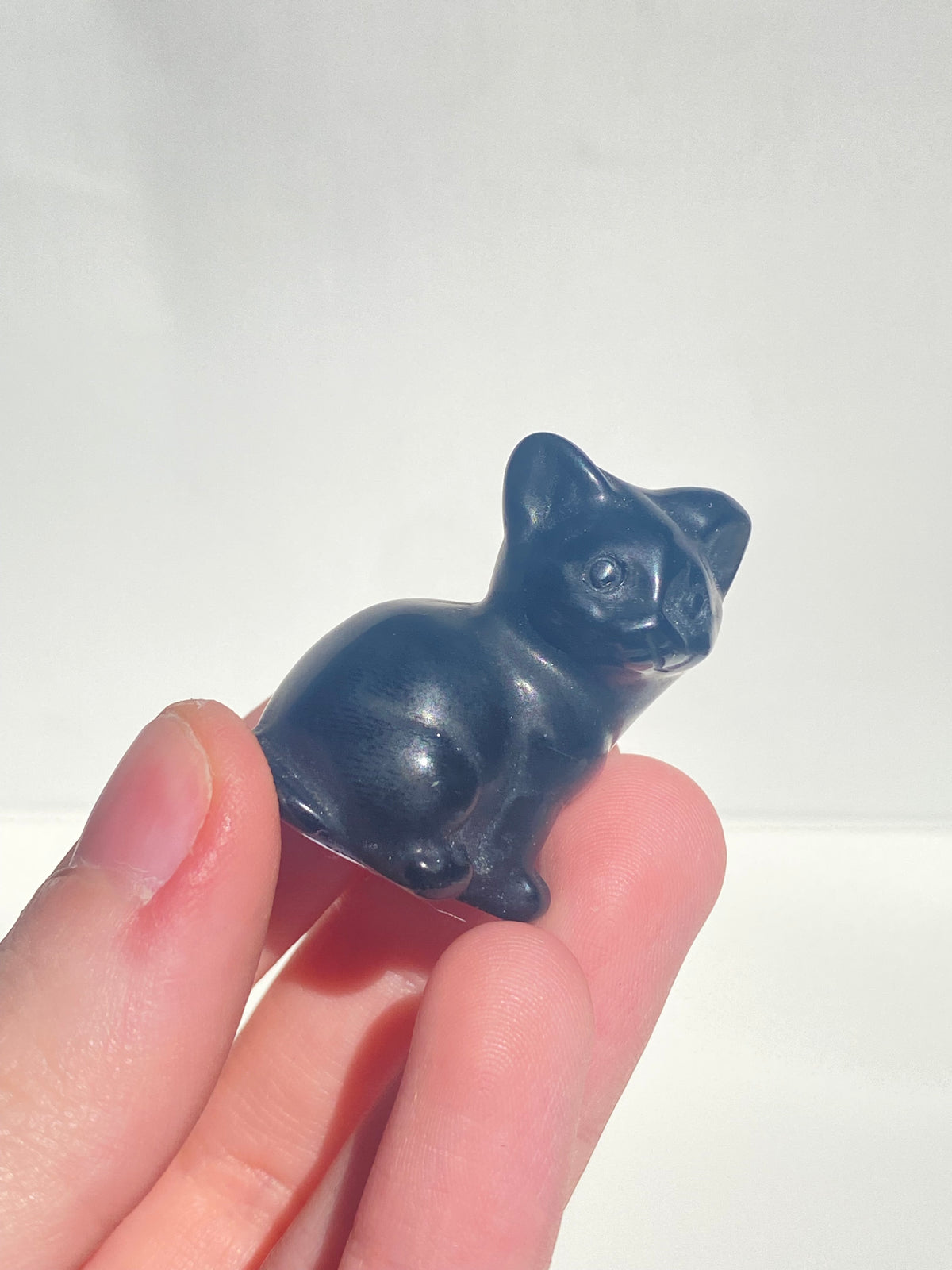 Sitting Crystal Cat