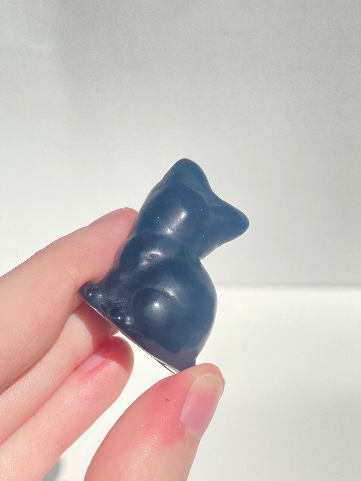 Sitting Crystal Cat