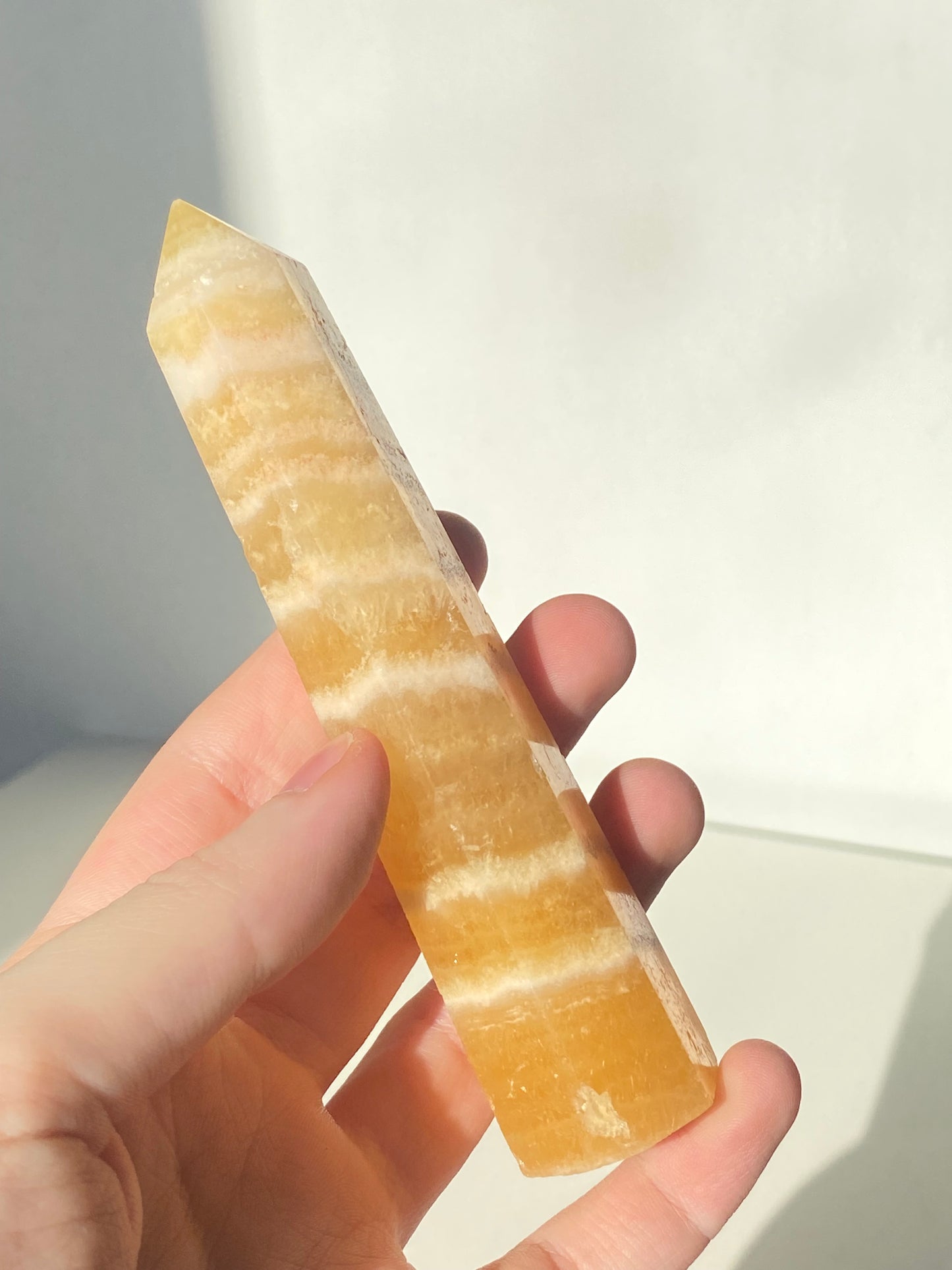 Orange Calcite Tower