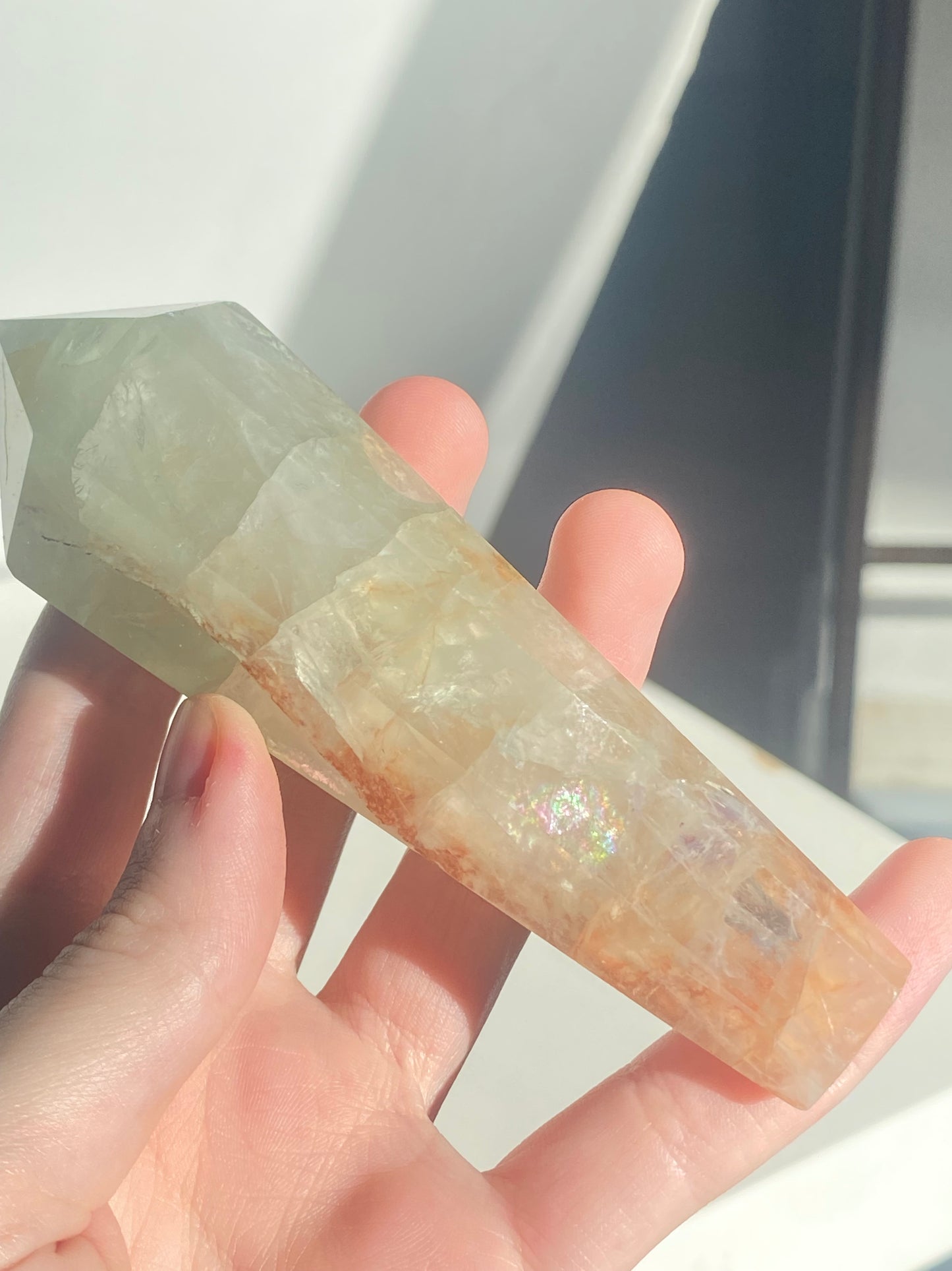 Green Fluorite Wand