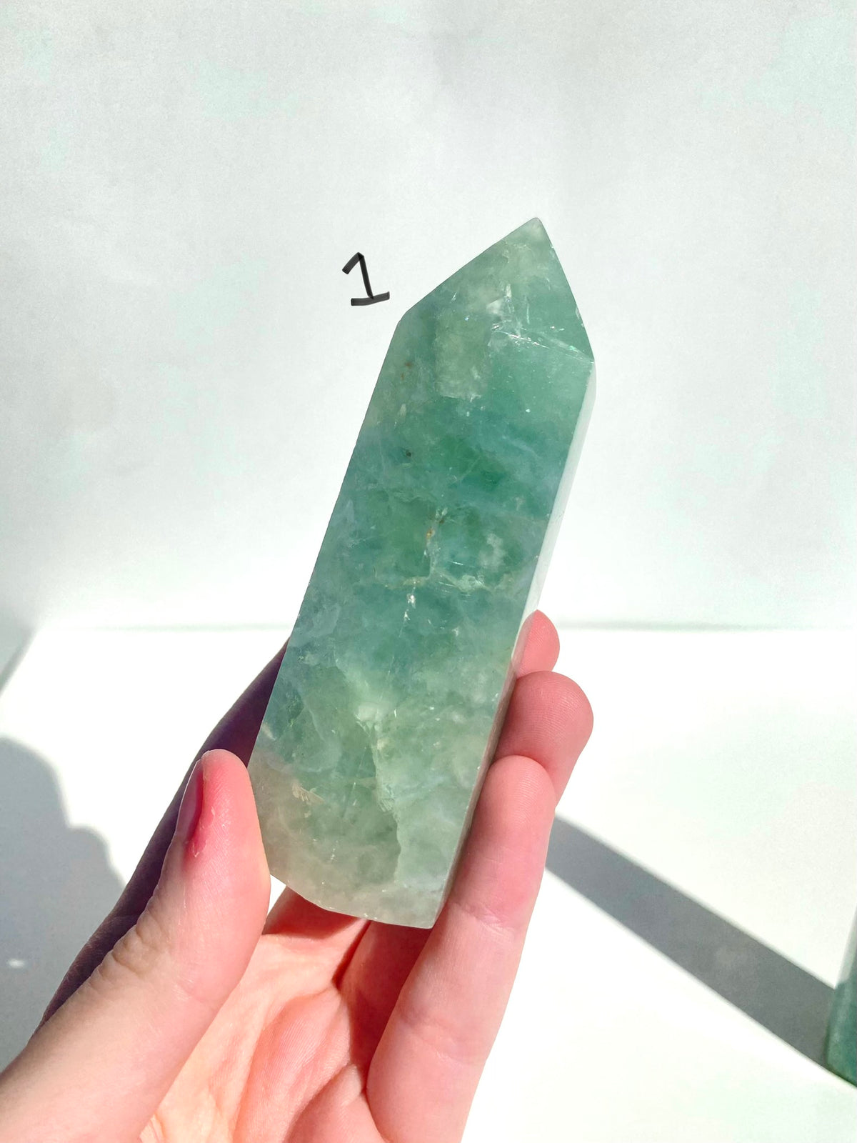 XL Green Fluorite Tower