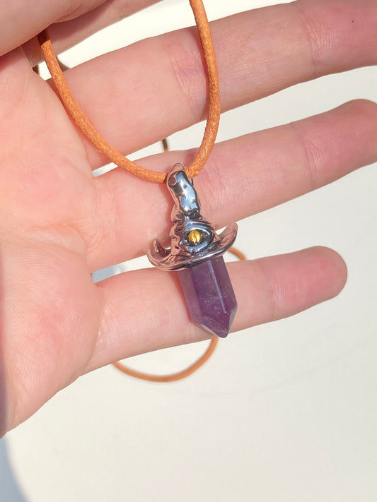 Witch Amethyst Pendant