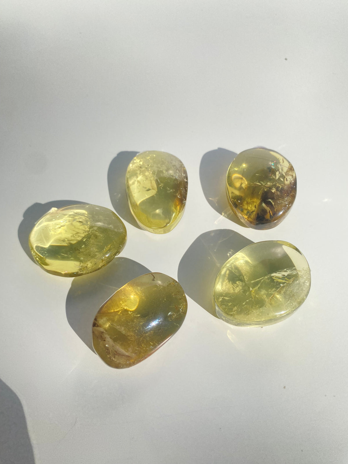 Citrine Palm Stone