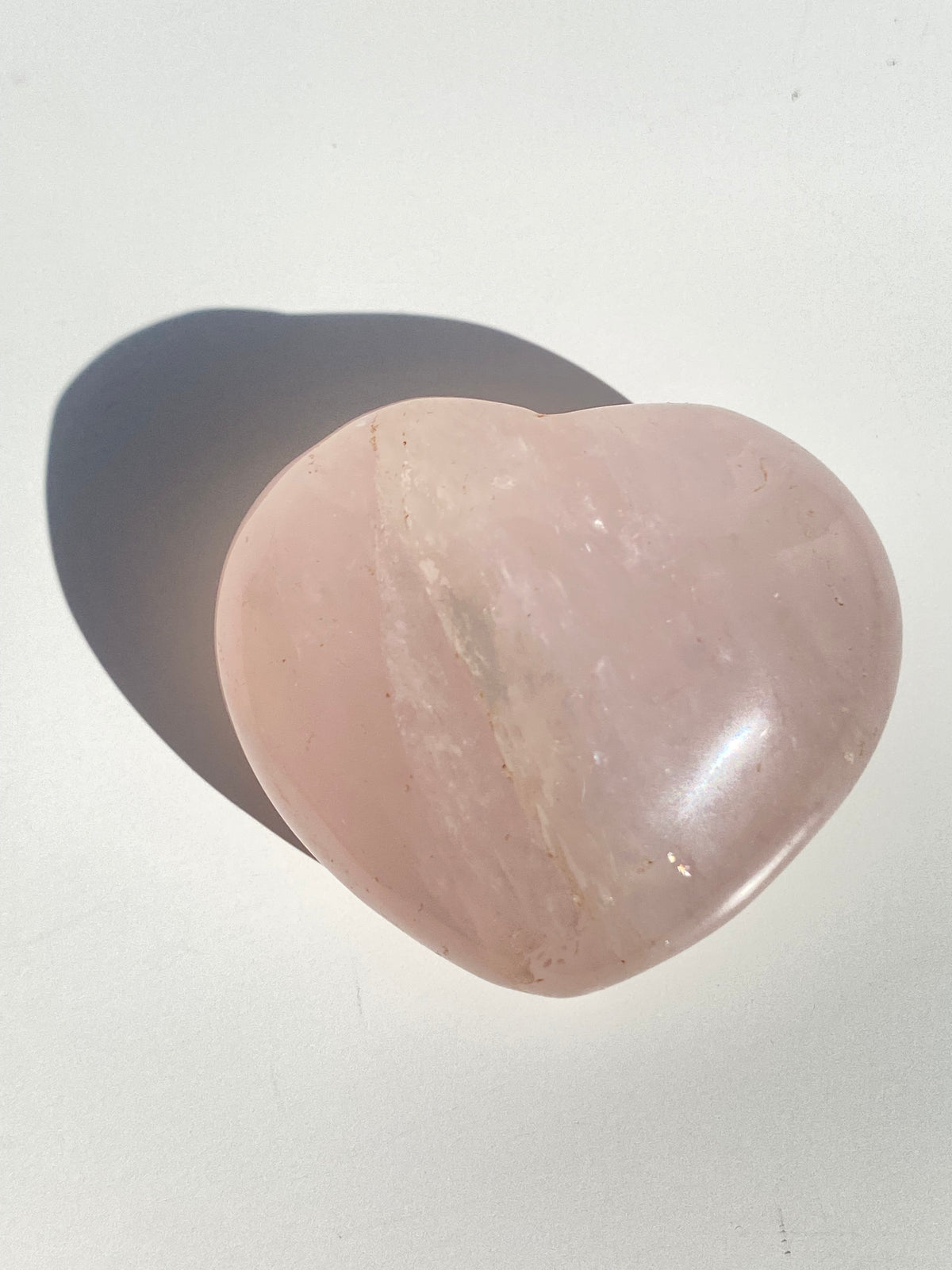 Rose Quartz Heart