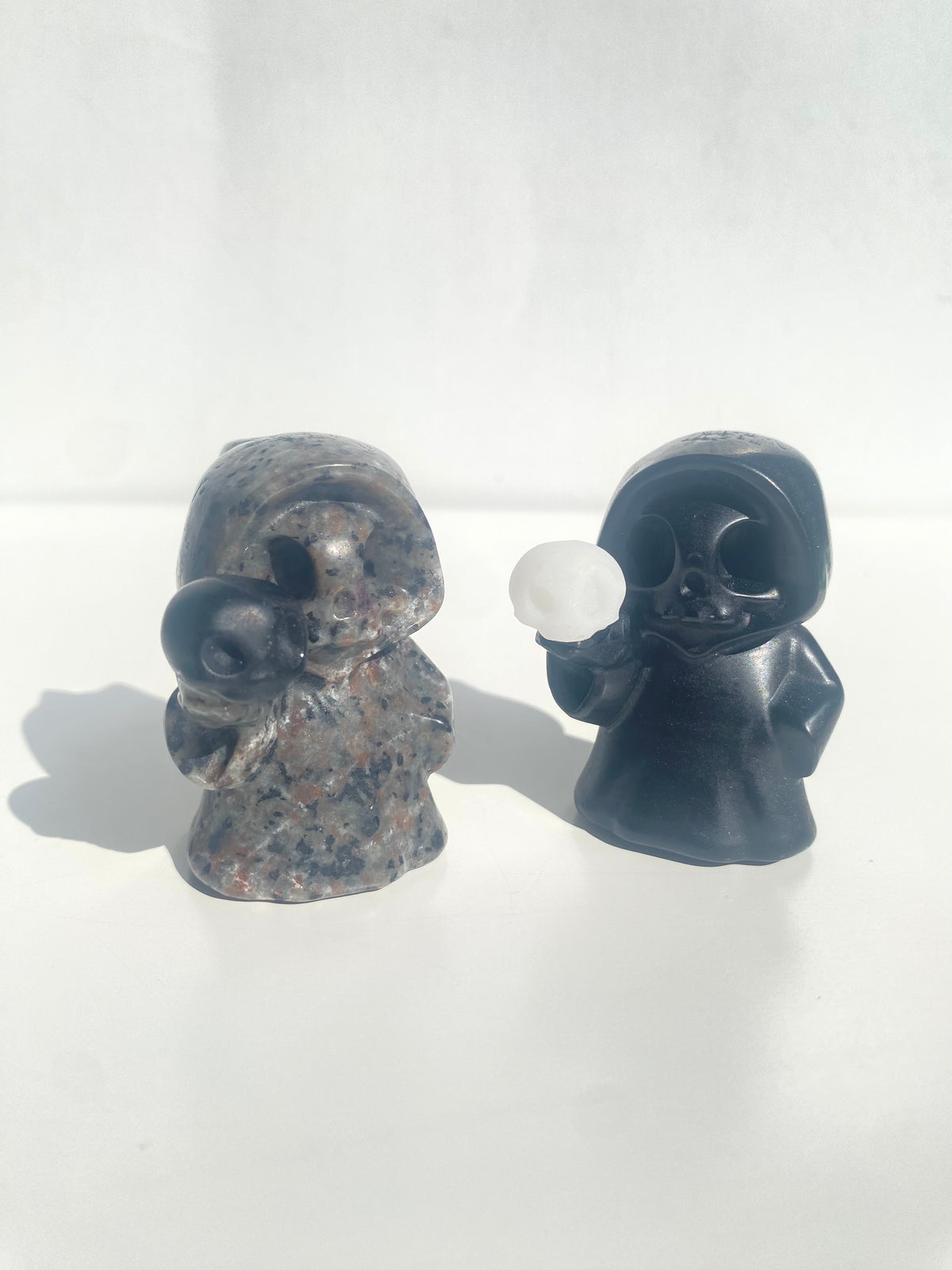 Grim Reaper Crystal Carving