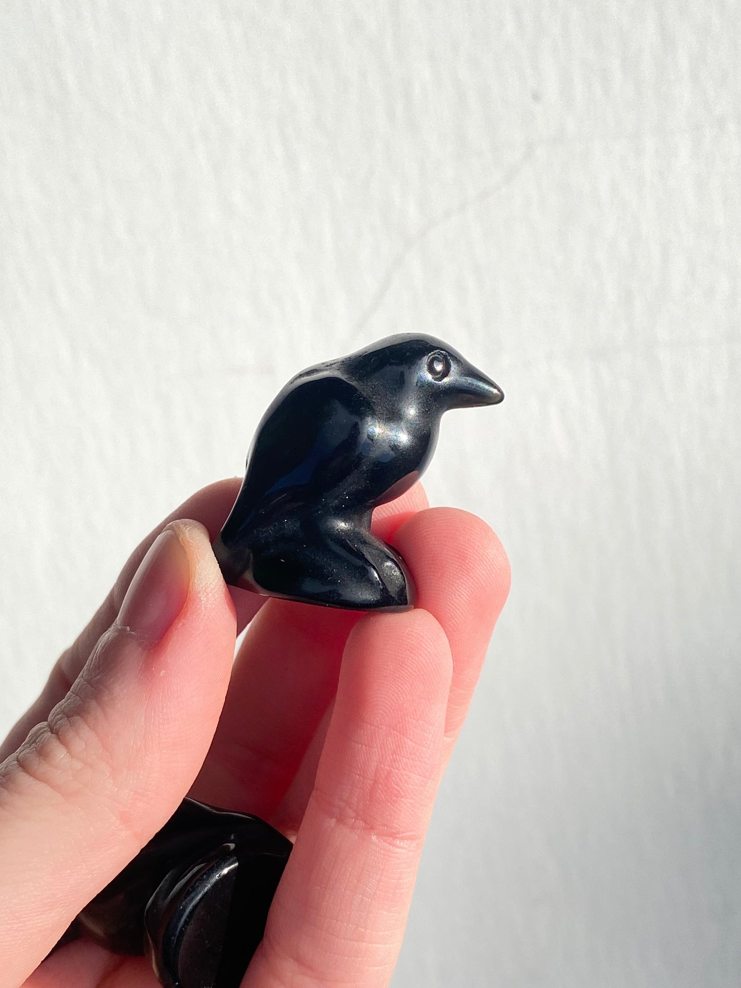 Mini Obsidian Raven