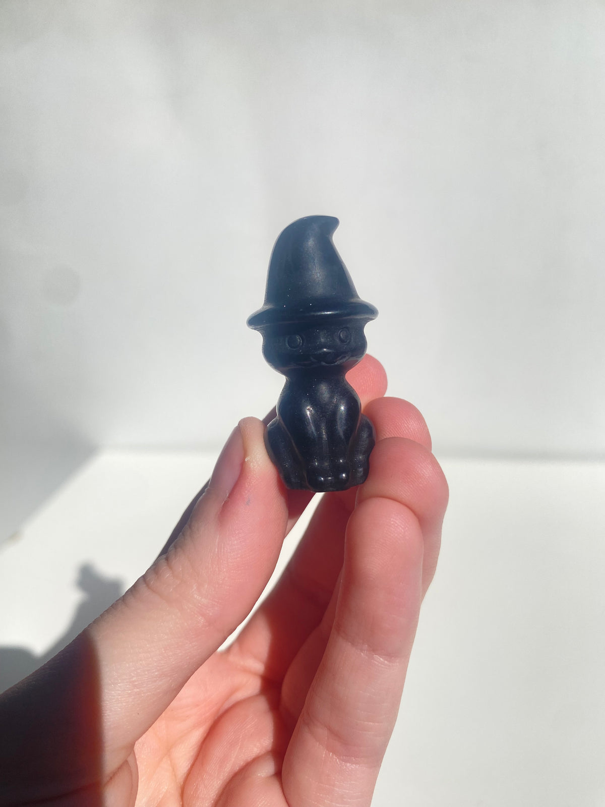 Obsidian Cat Witch