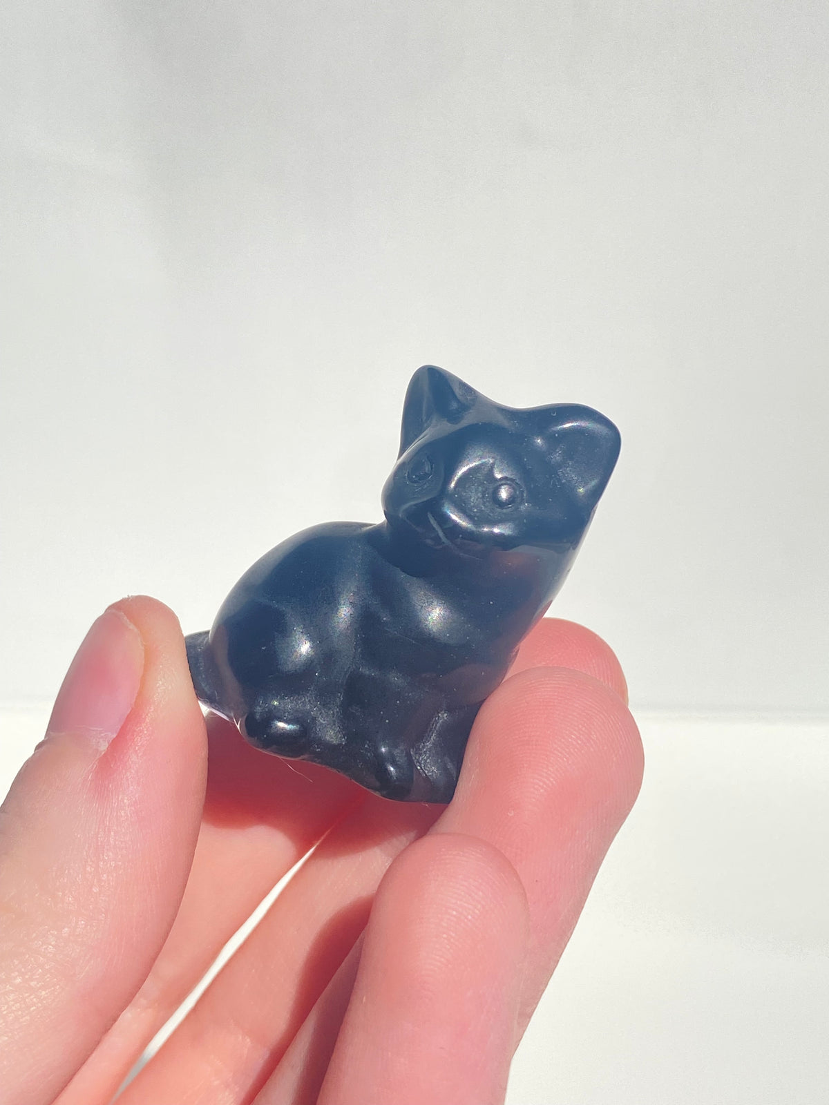 Sitting Crystal Cat