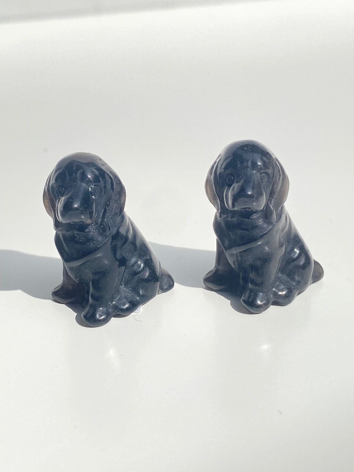 Silver Obsidian Mini Dog