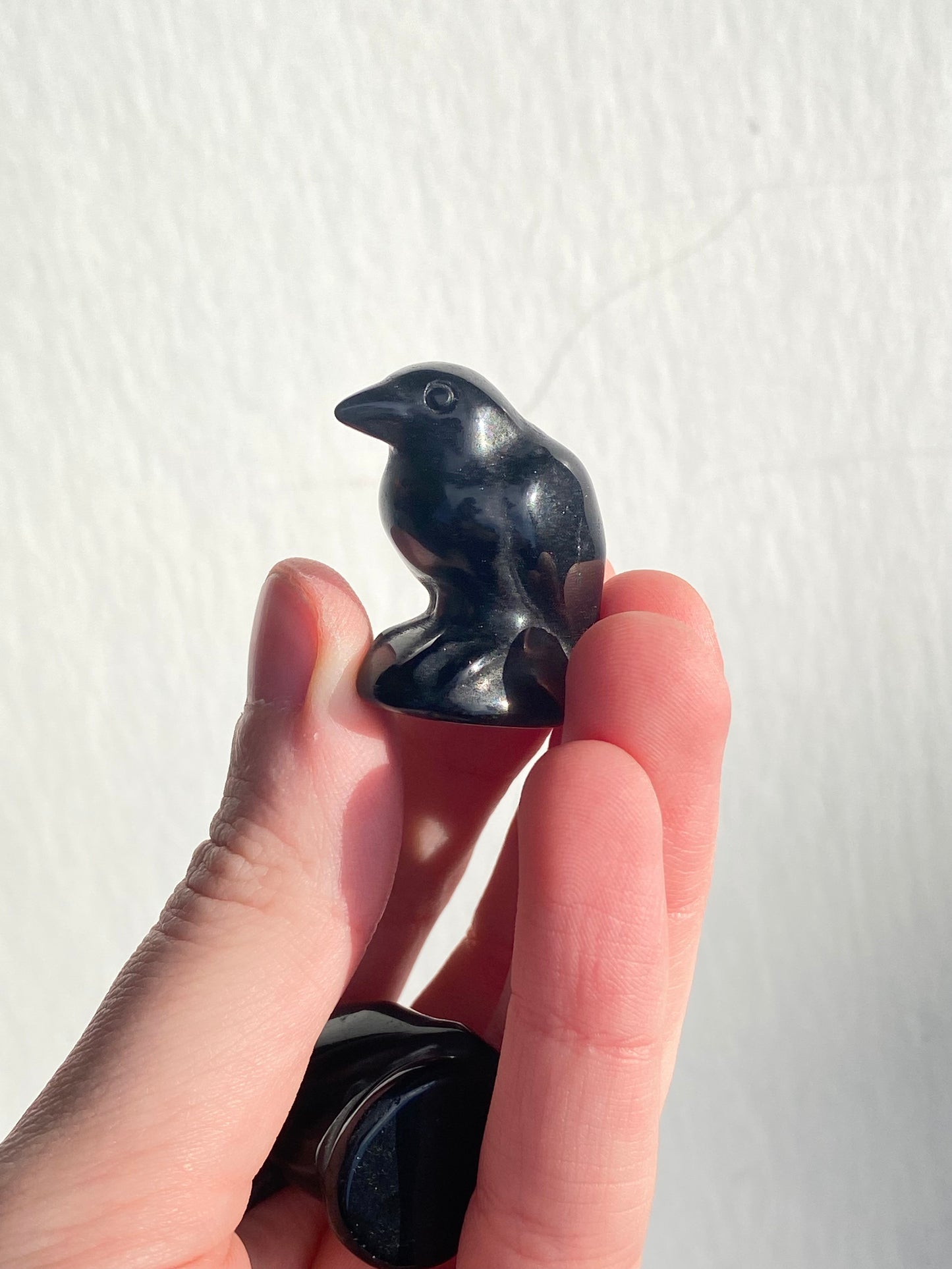 Mini Obsidian Raven