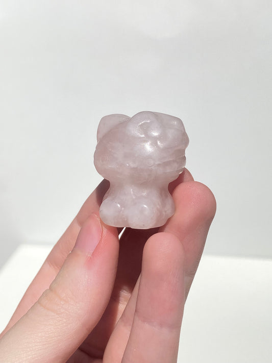 Mini Rose Quartz Kitty