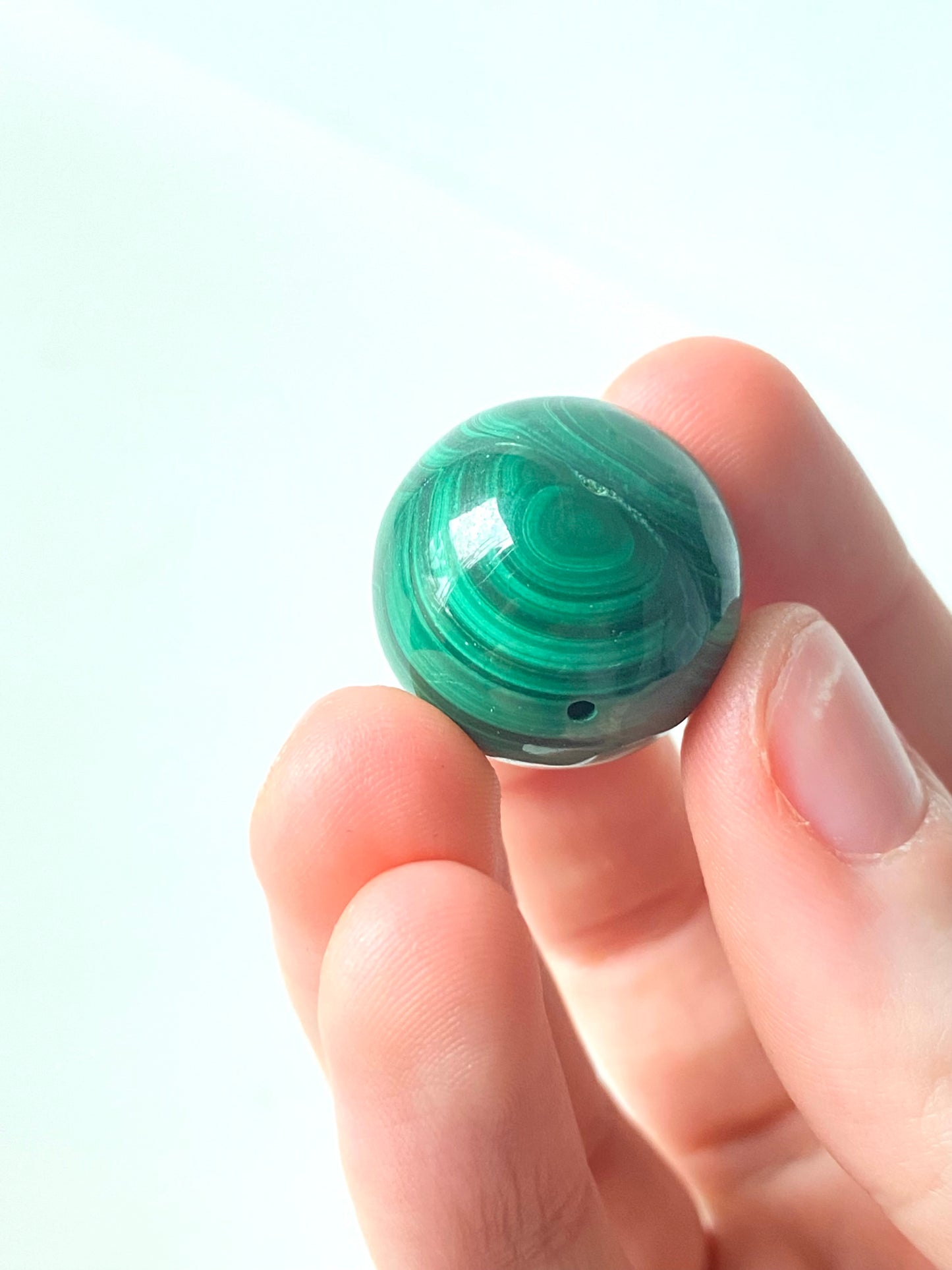 Malachite Sphere Bead