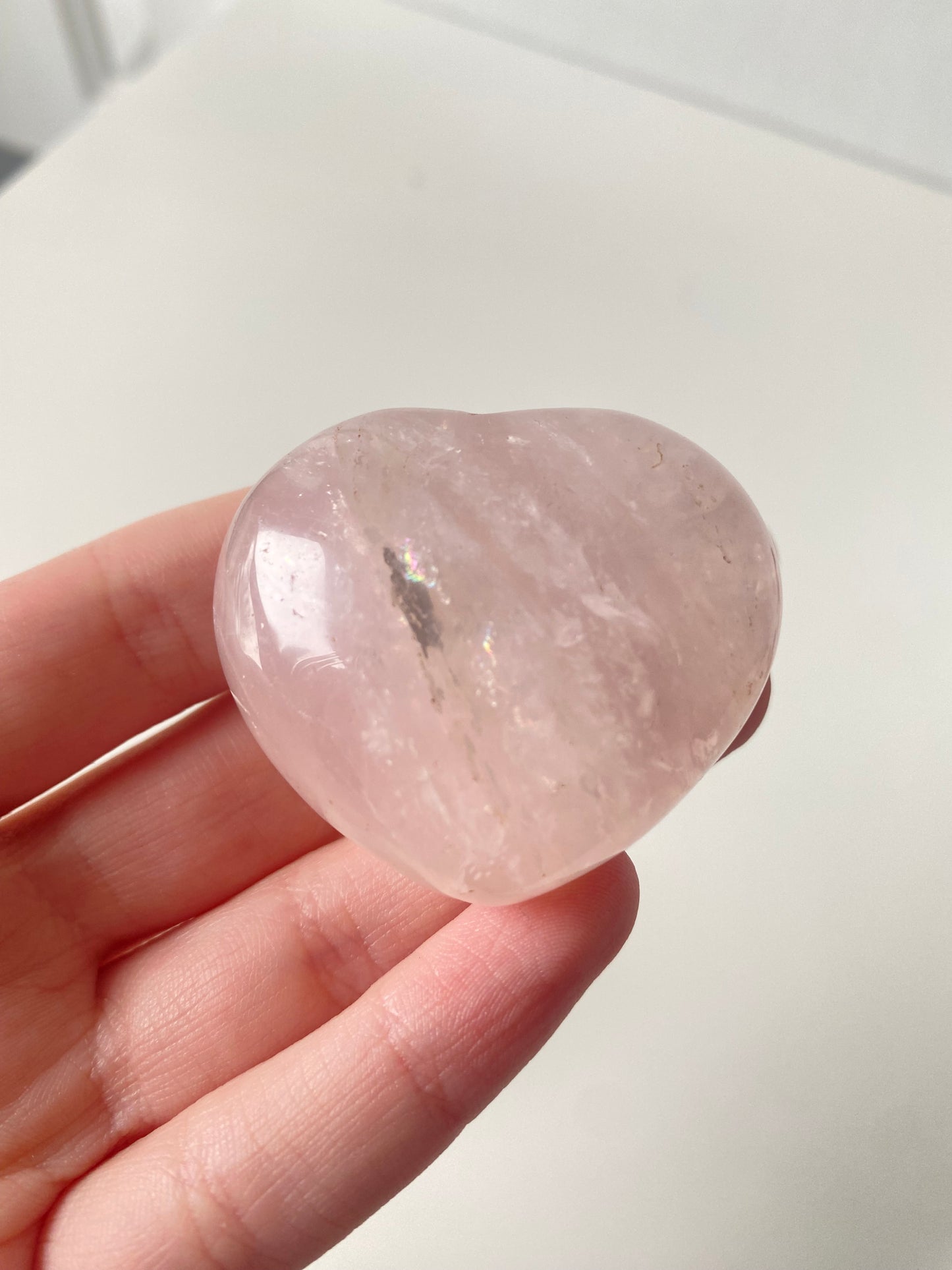 Rose Quartz Heart