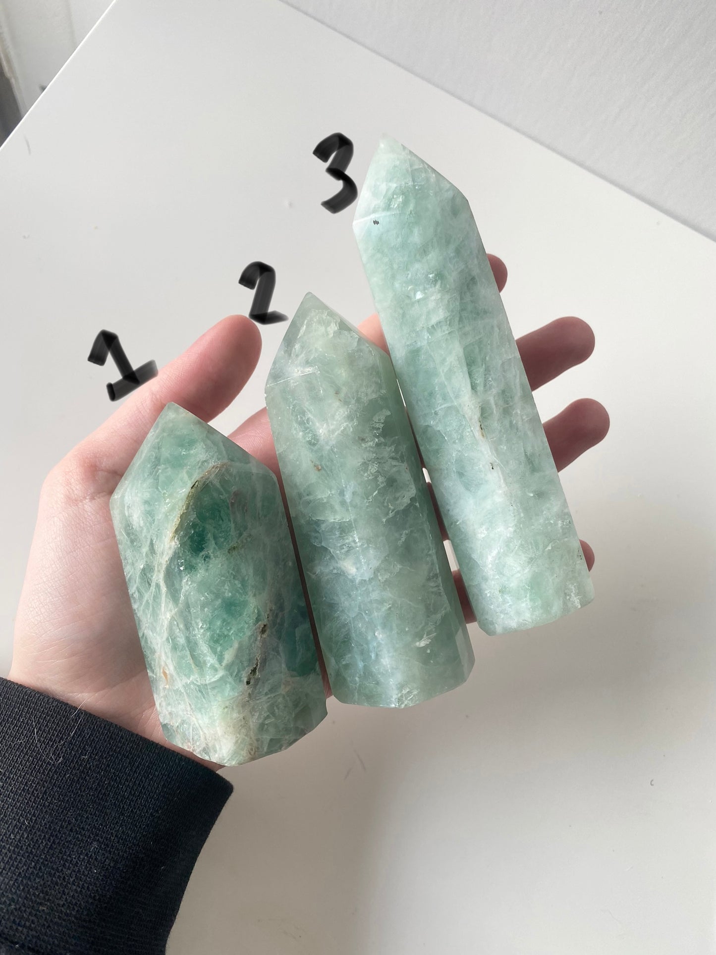 XL Green Fluorite Tower